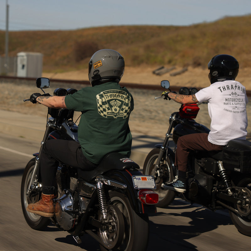 American V-Twin Tee - Forest Green