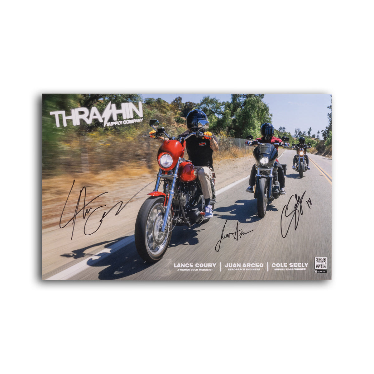 Autographed Thrashin Supply® Poster | 11" x 17"