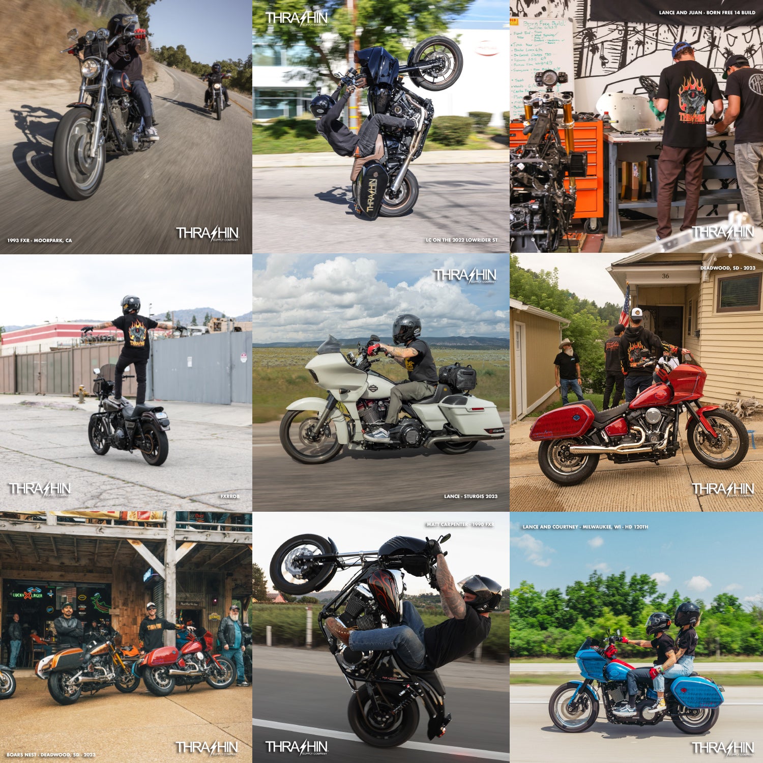 Thrashin 2024 Calendar 12"x12" Thrashin Supply
