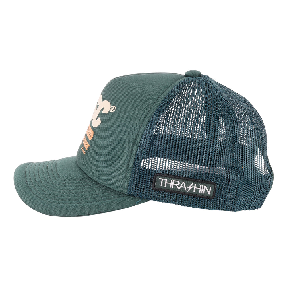 Thrashin Supply® Caliper Foam Trucker Snapback - Green