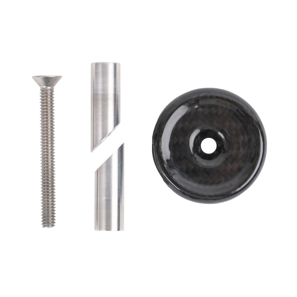 Carbon Stem Cap | 2014-2023 Road Glide - Gloss Woven