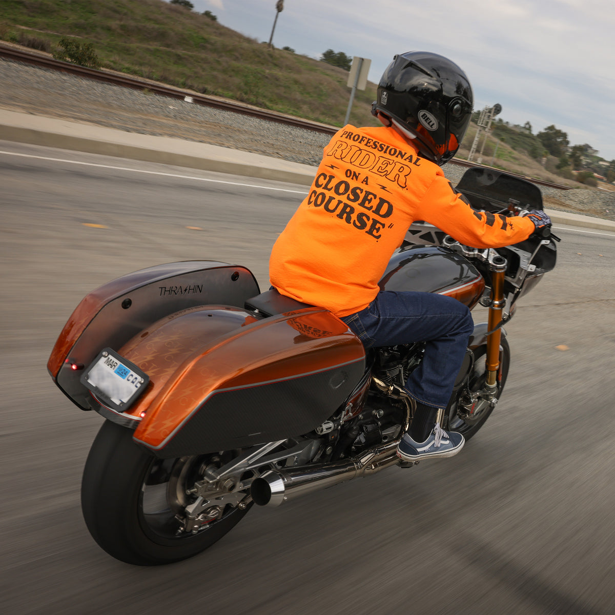 Professional Rider Longsleeve - Hi-Vis Orange
