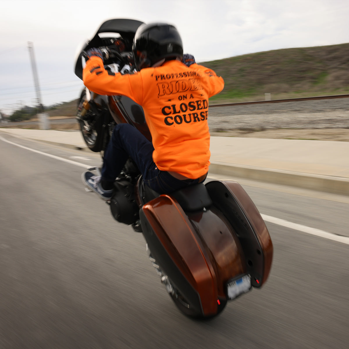 Professional Rider Longsleeve - Hi-Vis Orange