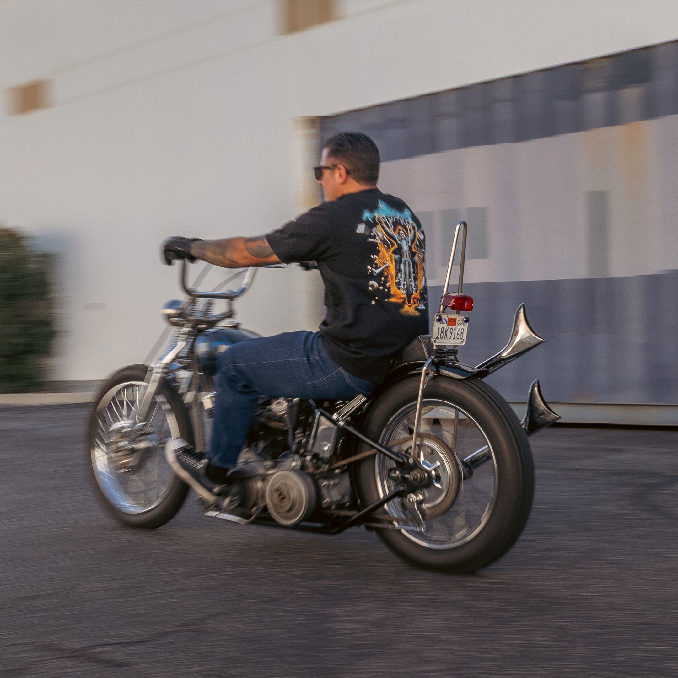 Thrashin® x David Mann Chopper Fest® | Jail Break Tee - Black