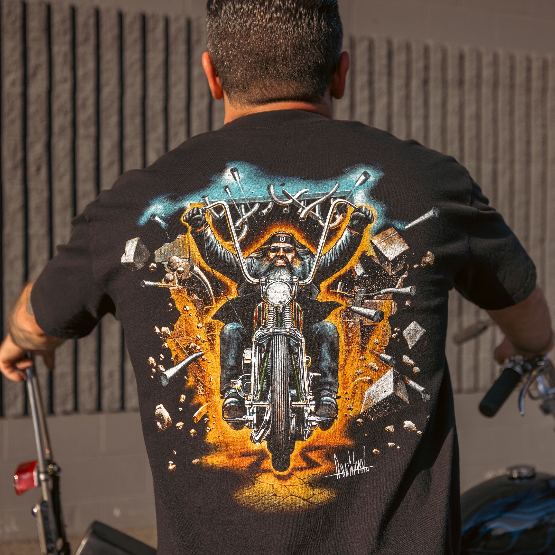 Thrashin® x David Mann Chopper Fest® | Jail Break Tee - Black