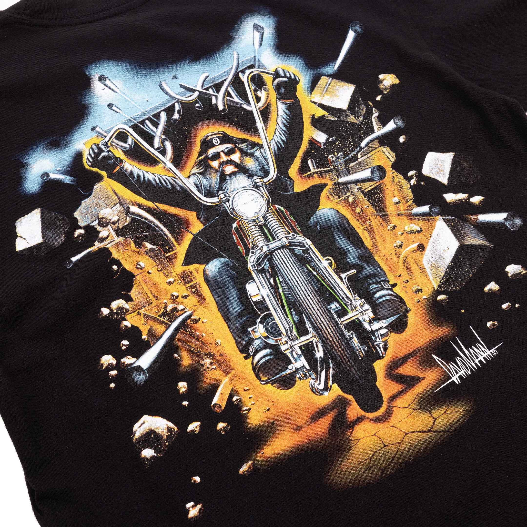 Thrashin® x David Mann Chopper Fest® | Jail Break Tee - Black