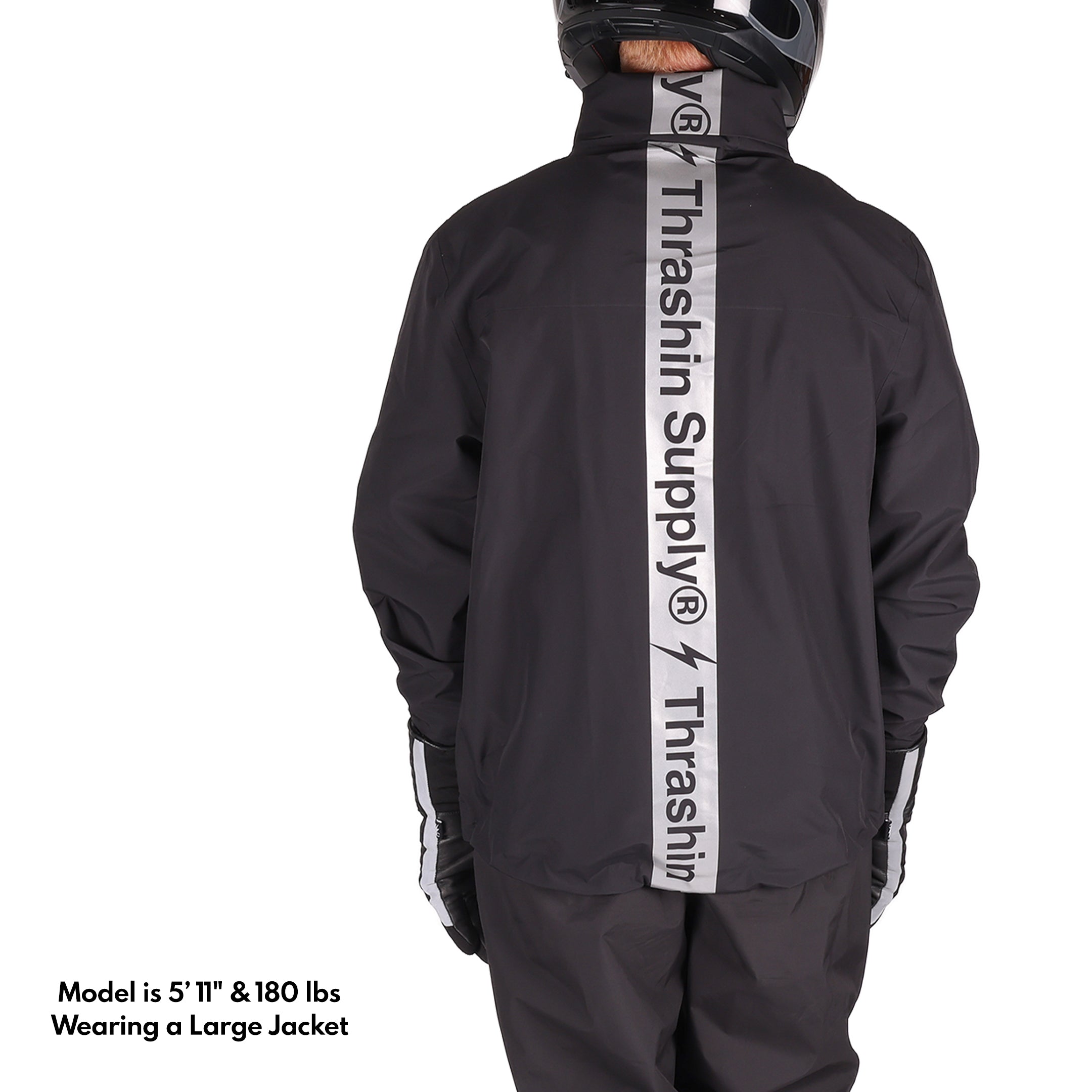 Thrashin Supply® Defender Waterproof Motorcycle Rain Jacket