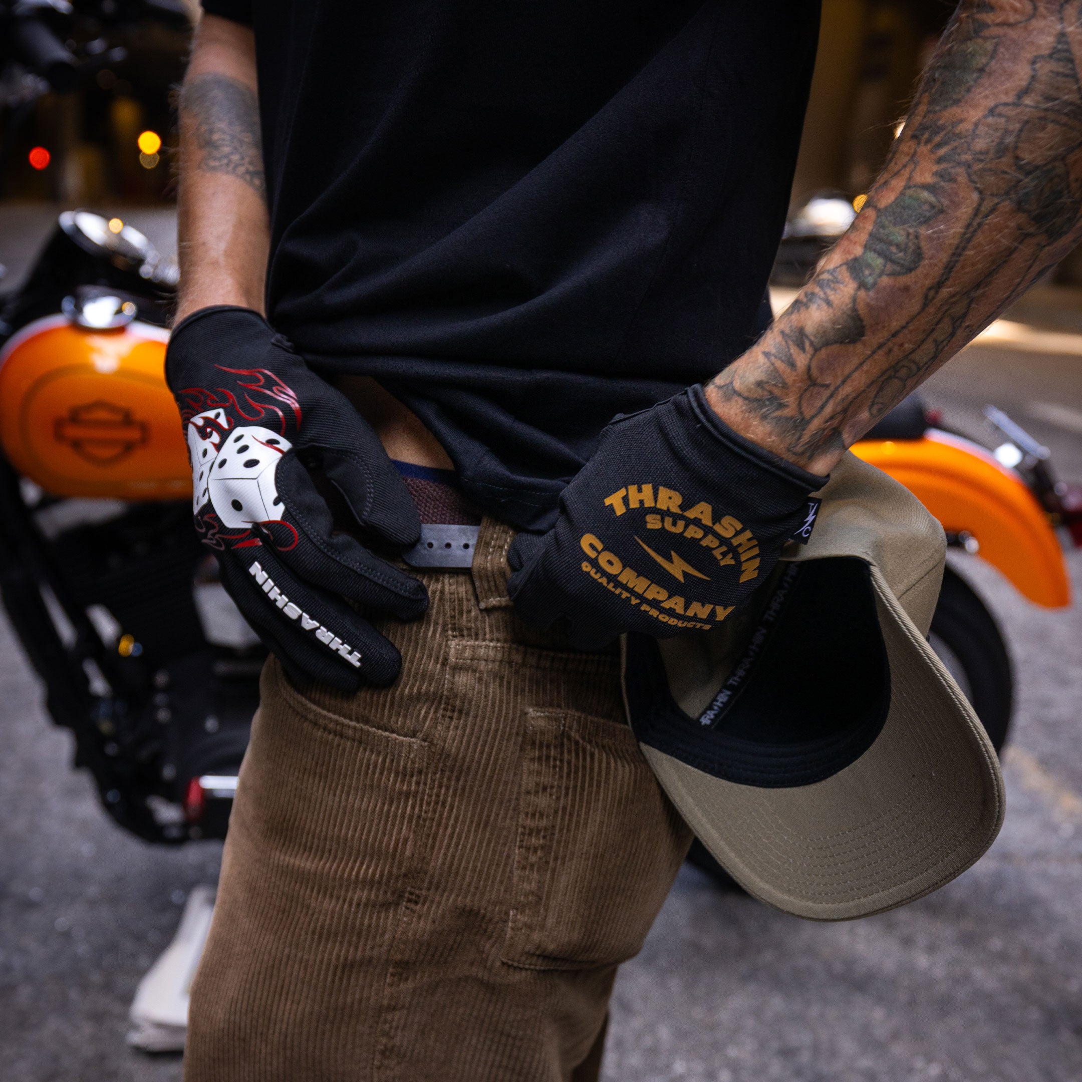 Thrashin Supply Co. Dice Stealth Gloves