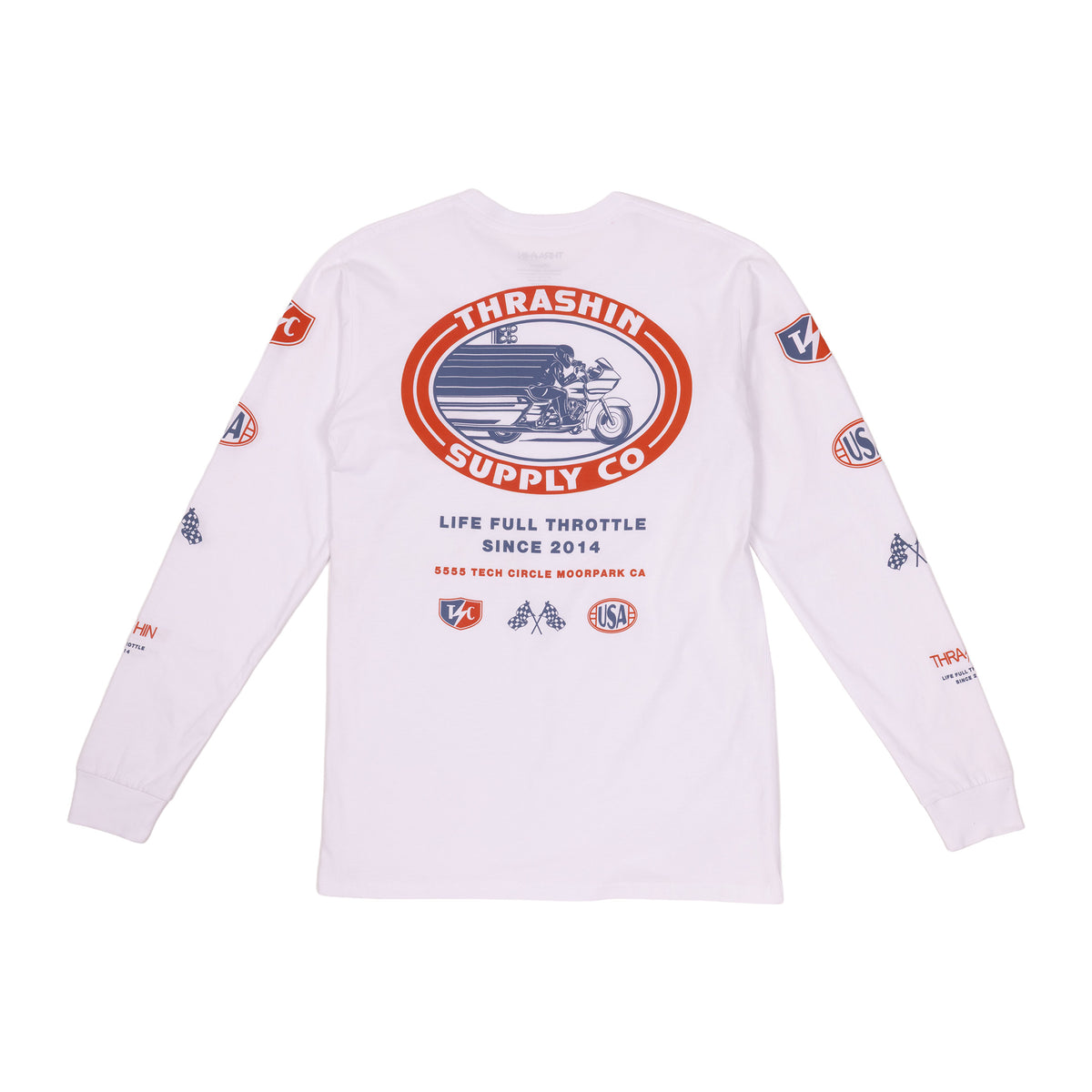 Drag Race Long Sleeve - Premium - White