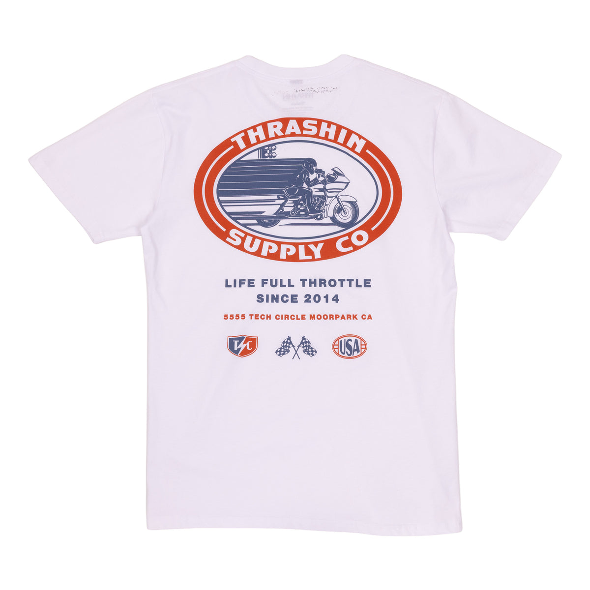 Drag Race Tee - Premium - White