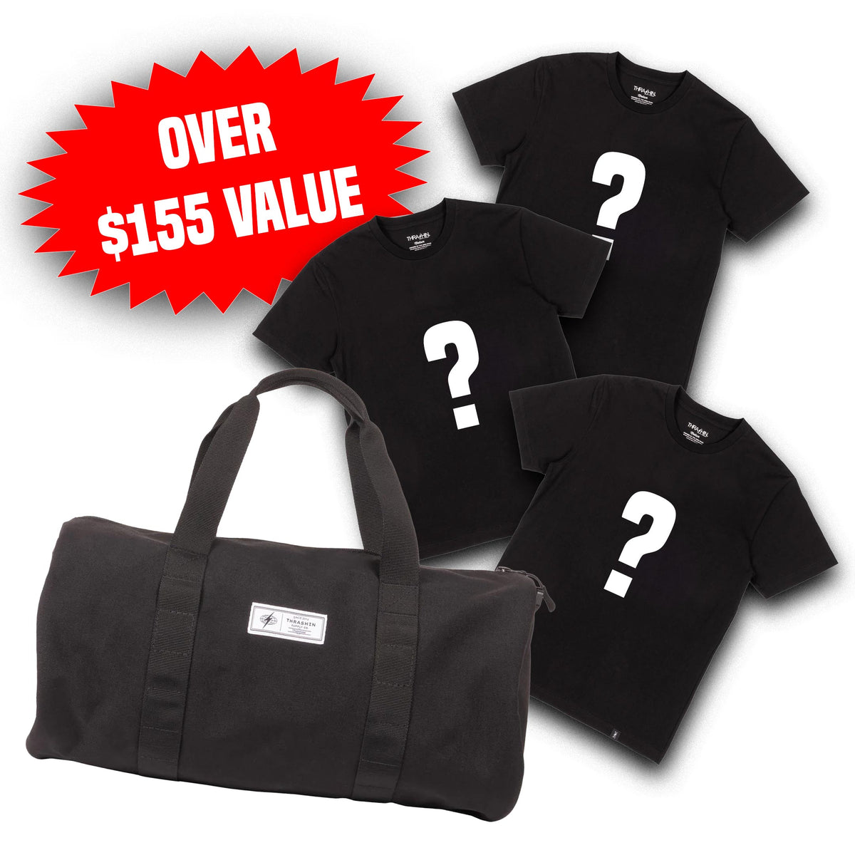Duffle Bag + 3 T-Shirt Bundle!