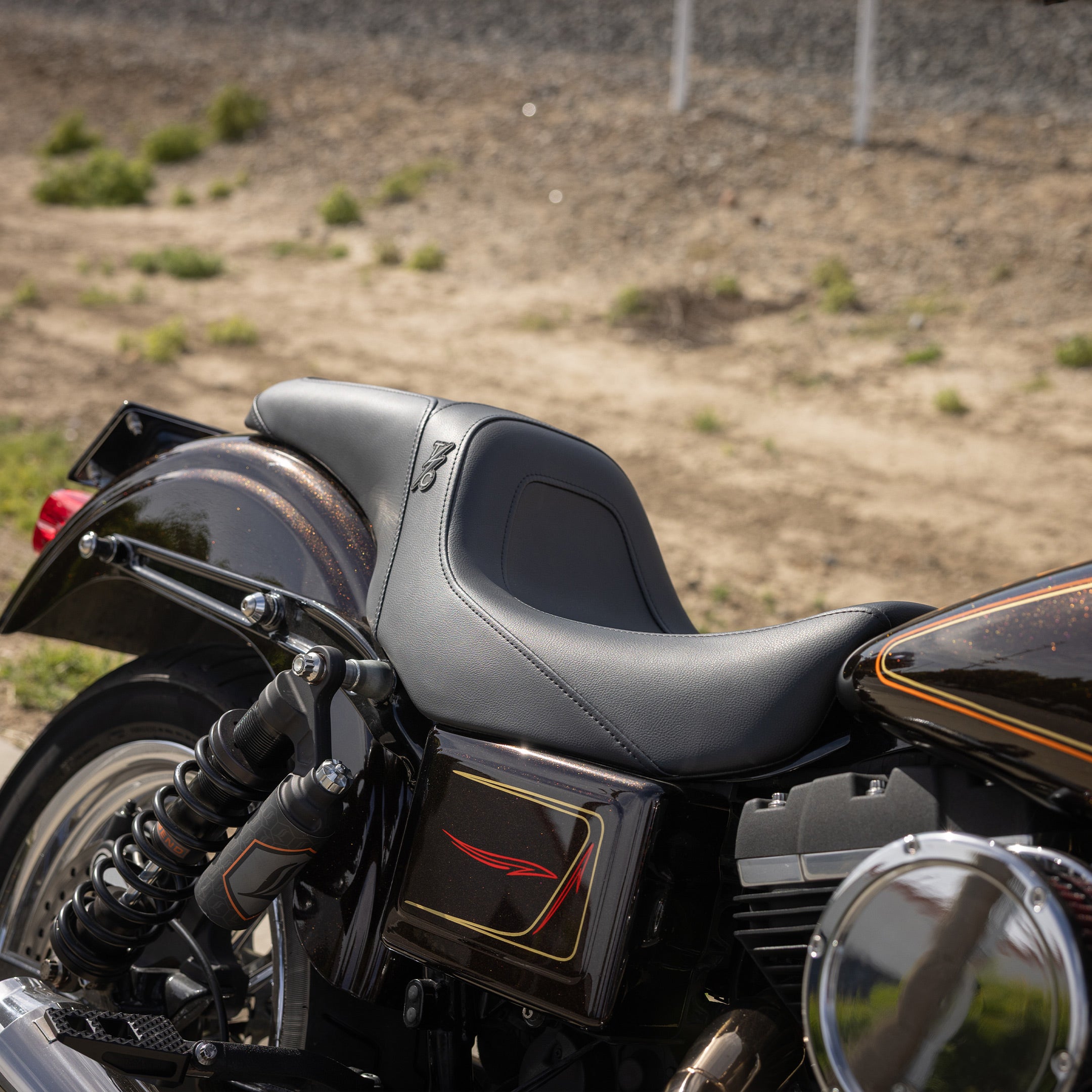 Thrashin Supply® X Saddlemen® Step-Up™ Seat For Harley-Davidson