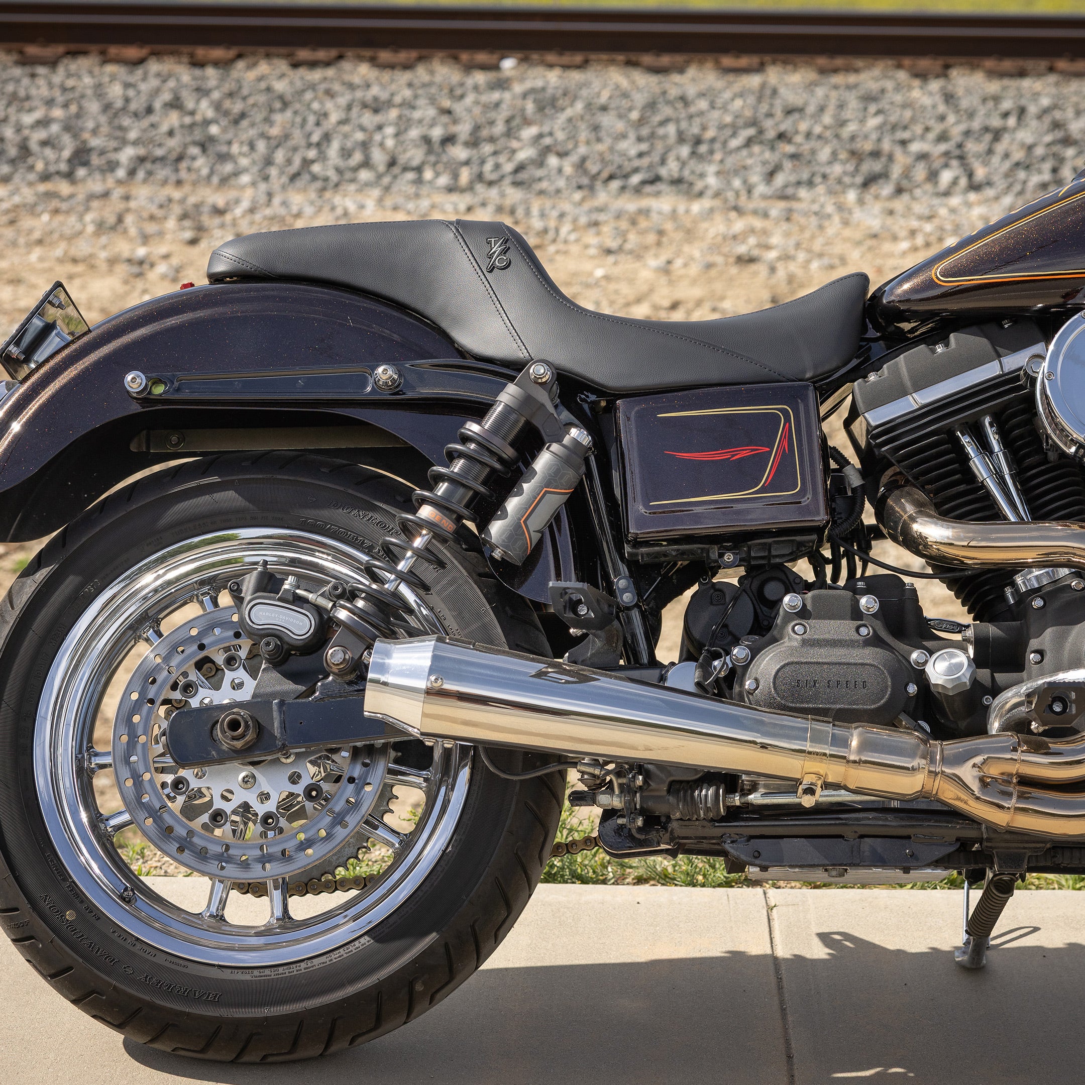 Thrashin Supply® X Saddlemen® Step-Up™ Seat For Harley-Davidson