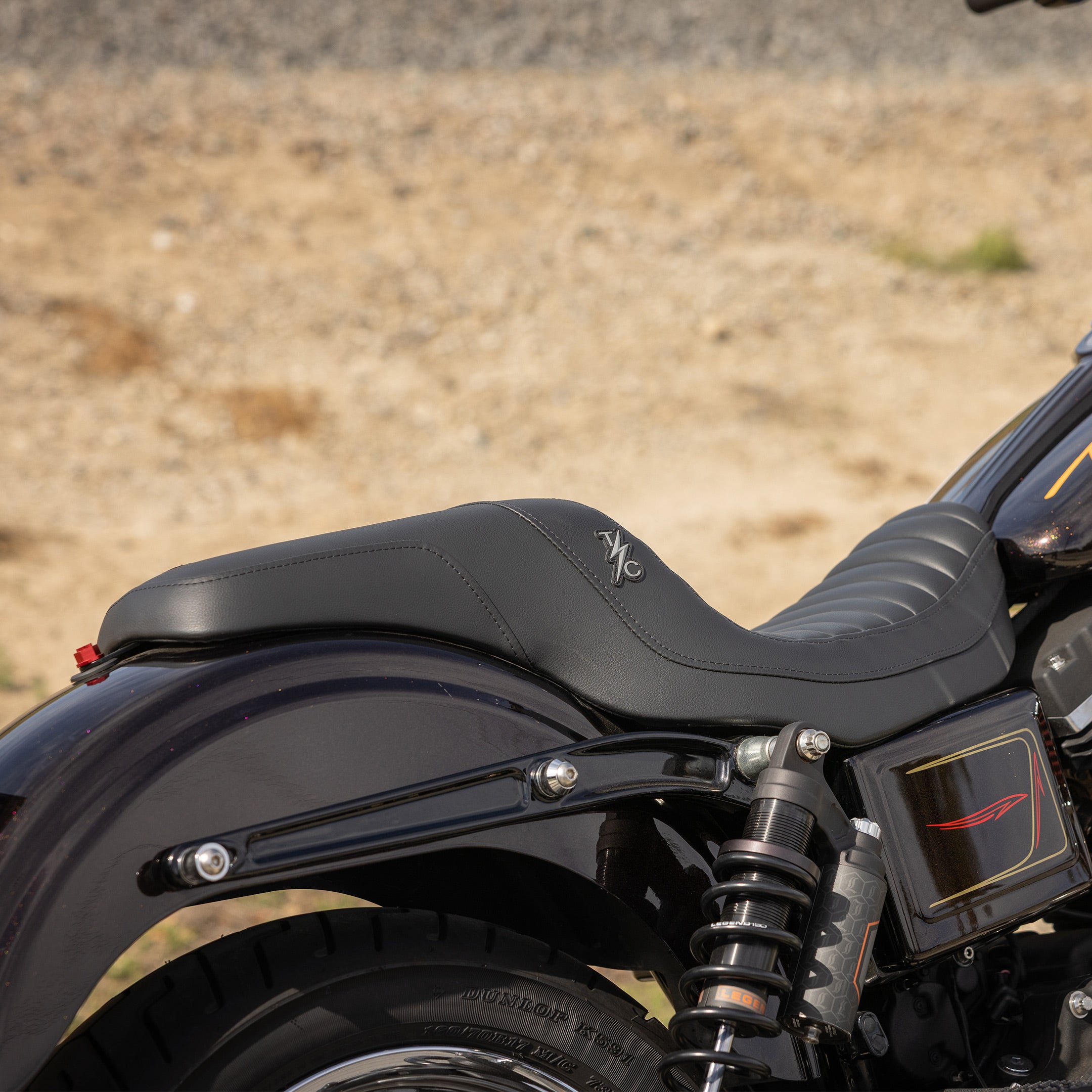 Thrashin Supply® X Saddlemen® Step-Up™ Seat For Harley-Davidson
