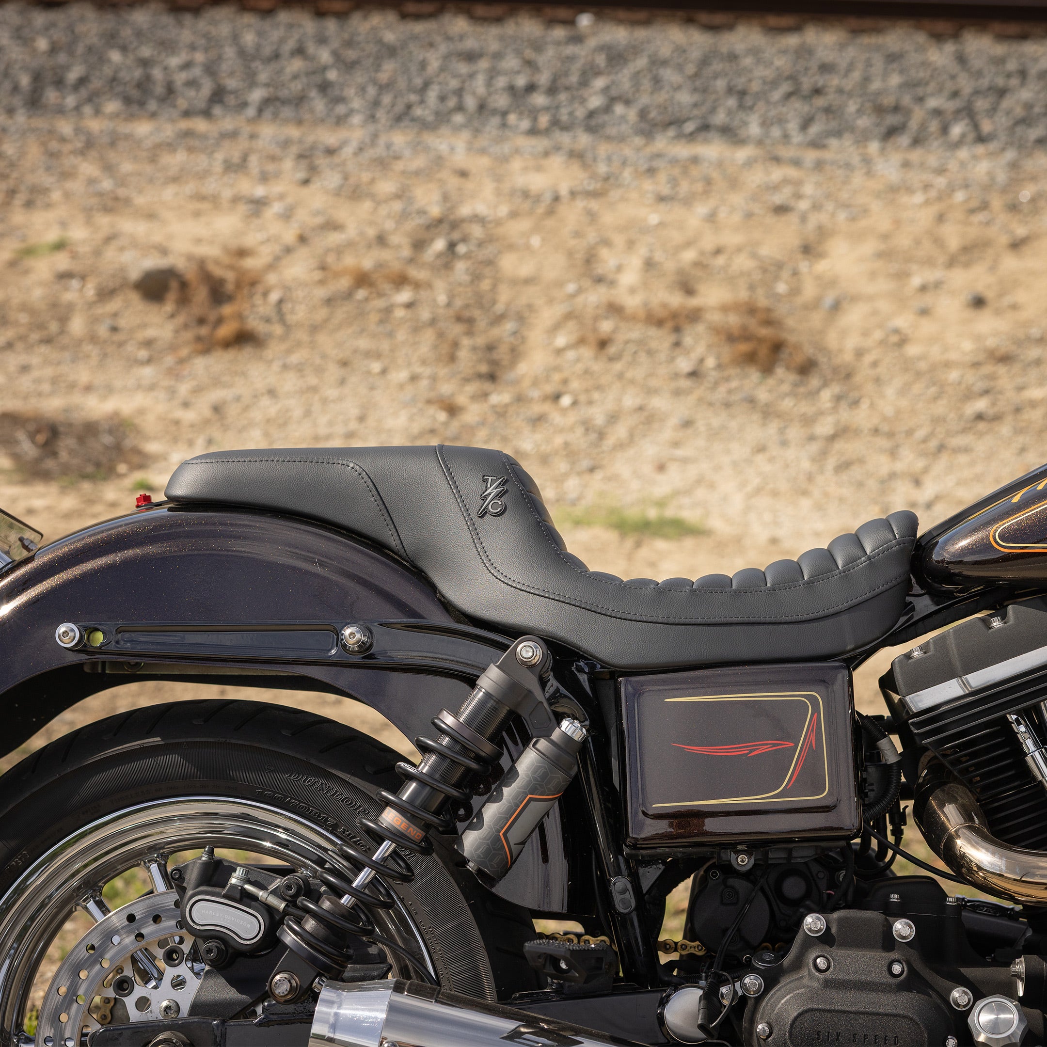 Thrashin Supply® X Saddlemen® Step-Up™ Seat For Harley-Davidson