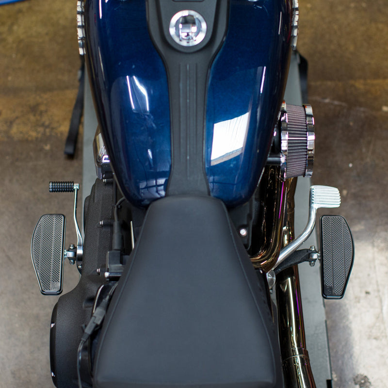 Mini Floorboards - Chrome - Dyna, Sportster, FXR, Softail...