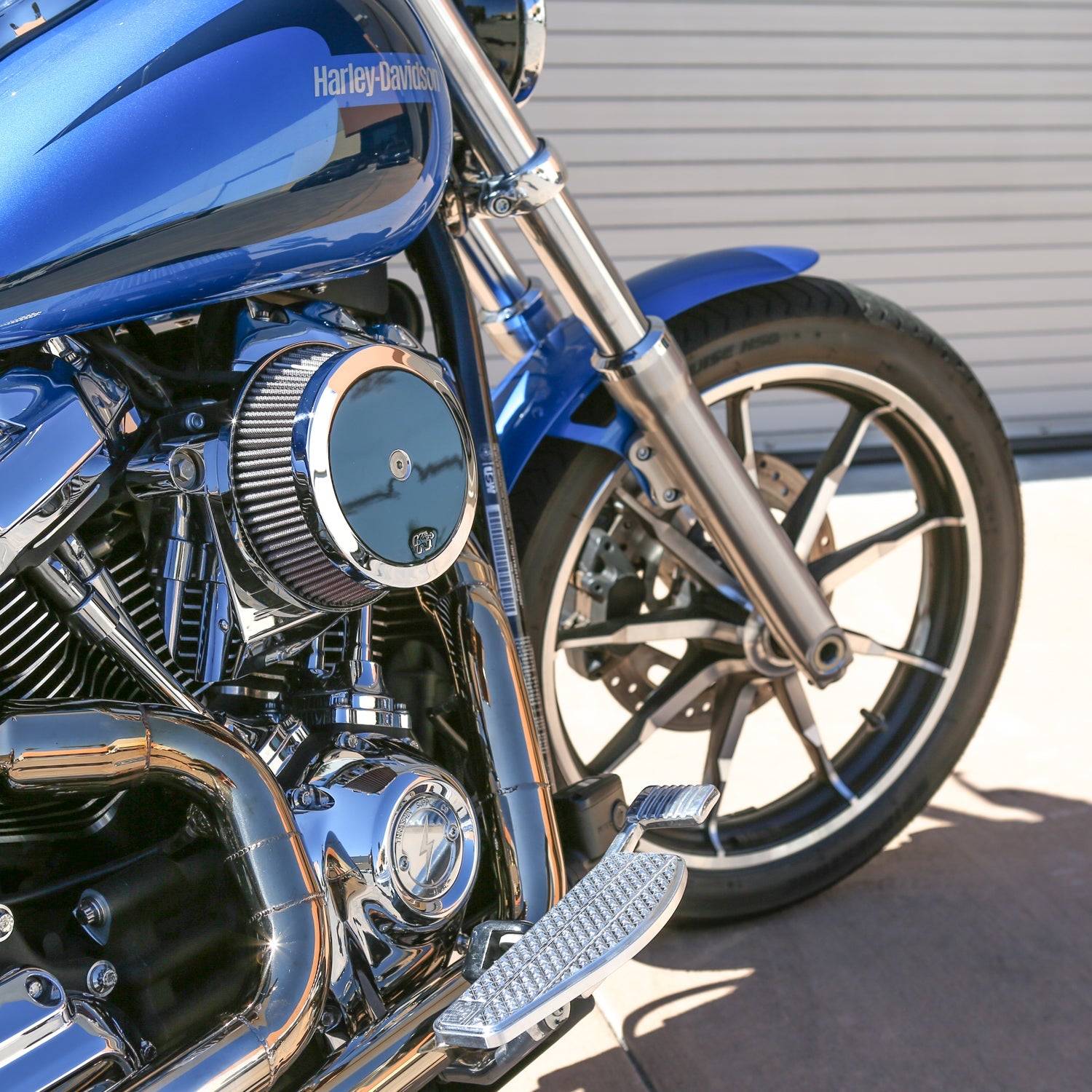 Mini Floorboards Chrome Dyna Sportster FXR Softail. Thrashin Supply