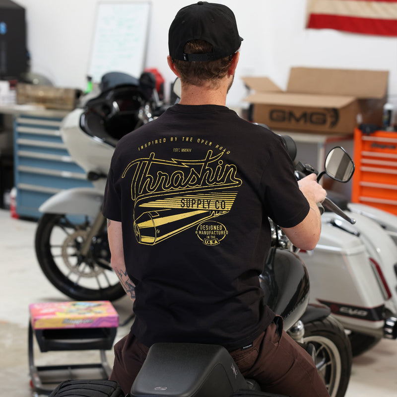 Exhaust Tee - Black