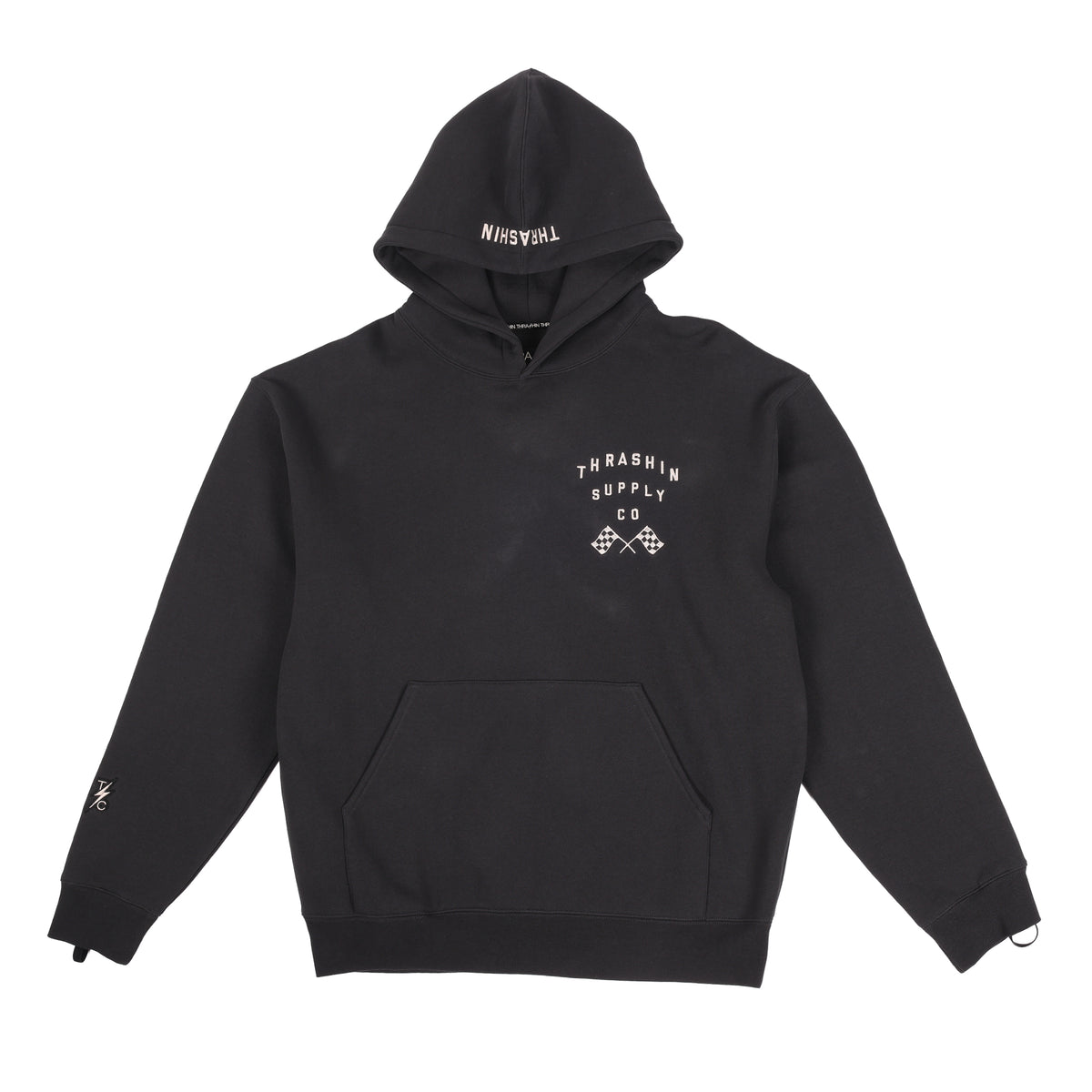 Finish Line Pull-Over Hoodie - Black