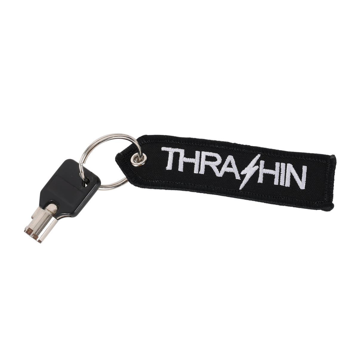 Go Ride Flight Tag Keychain - Black