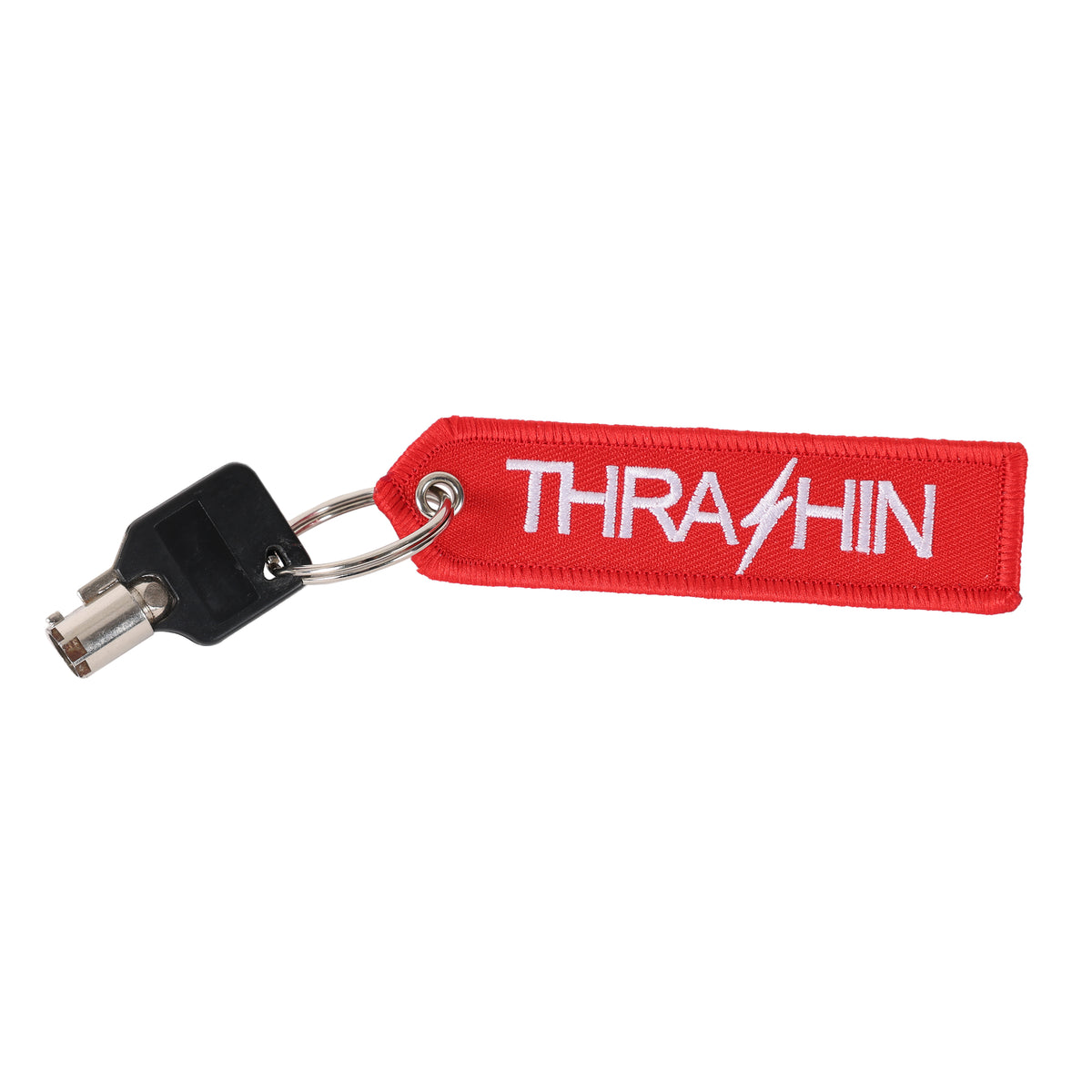 Go Ride Flight Tag Keychain - Red