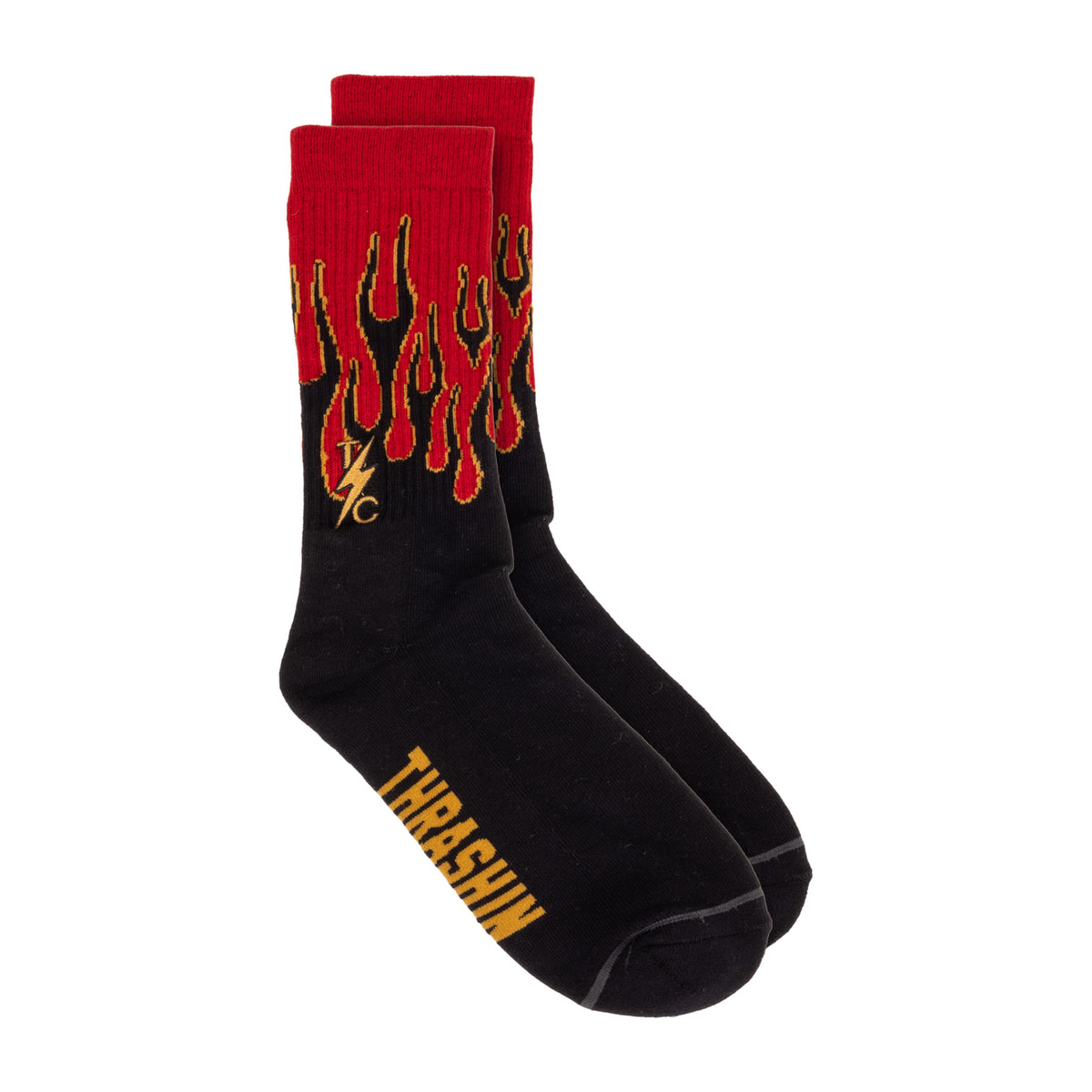 Fuego Socks - Black / Red