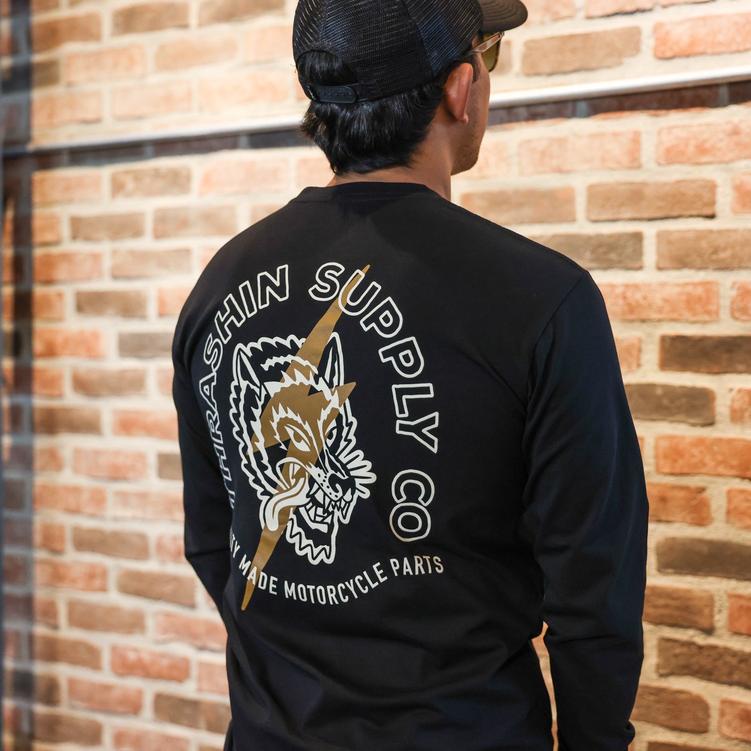 Wolf Long Sleeve - Premium - Black – Thrashin Supply