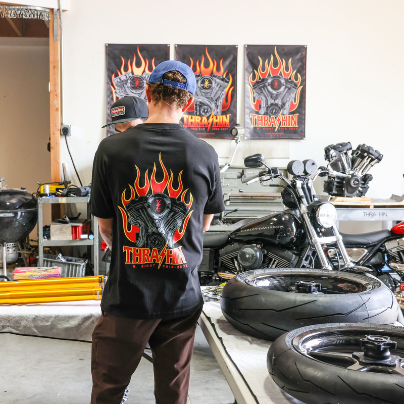 M8 Tee - Black - Engine Collection