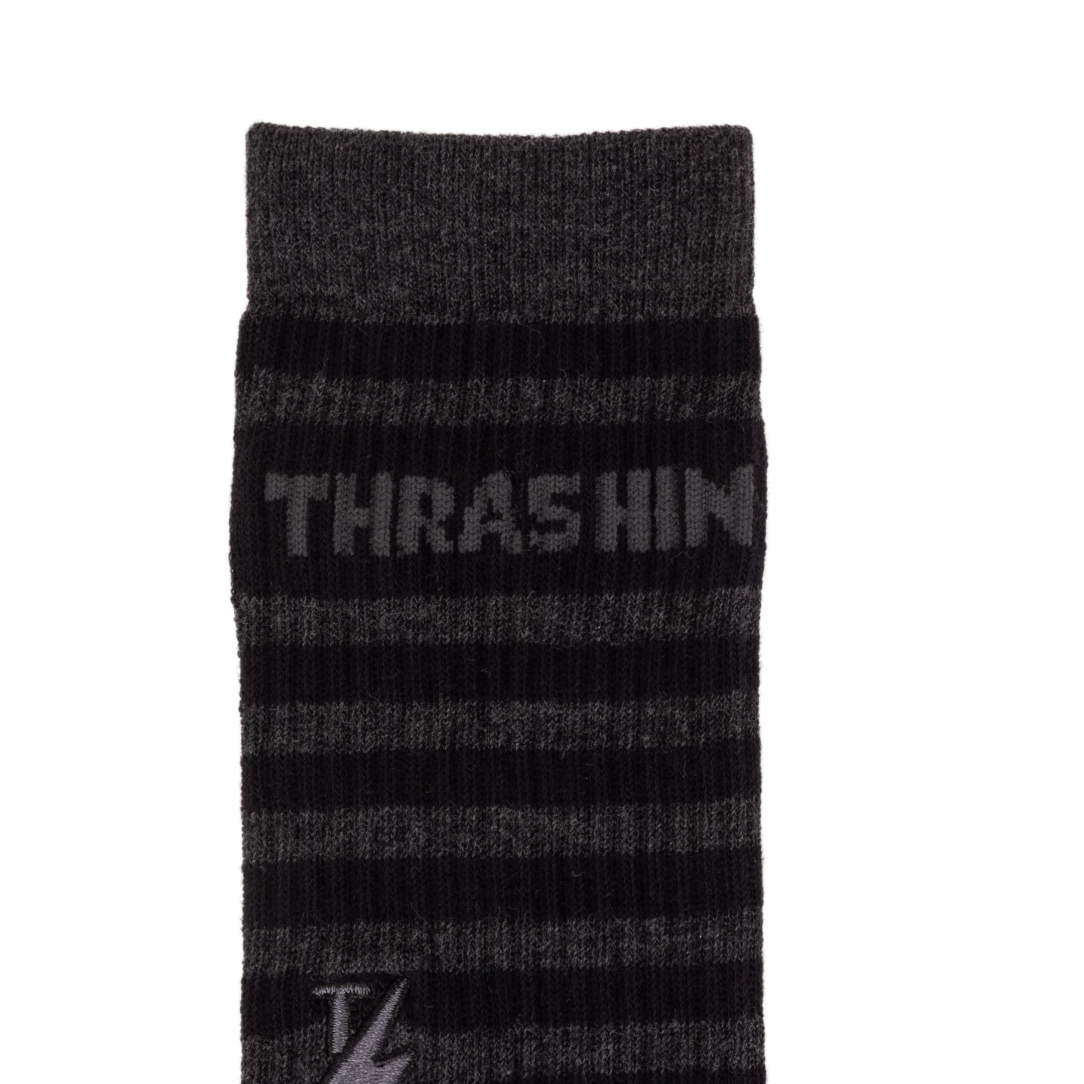 Thrashin Supply® Jail Break Socks - Black / Grey