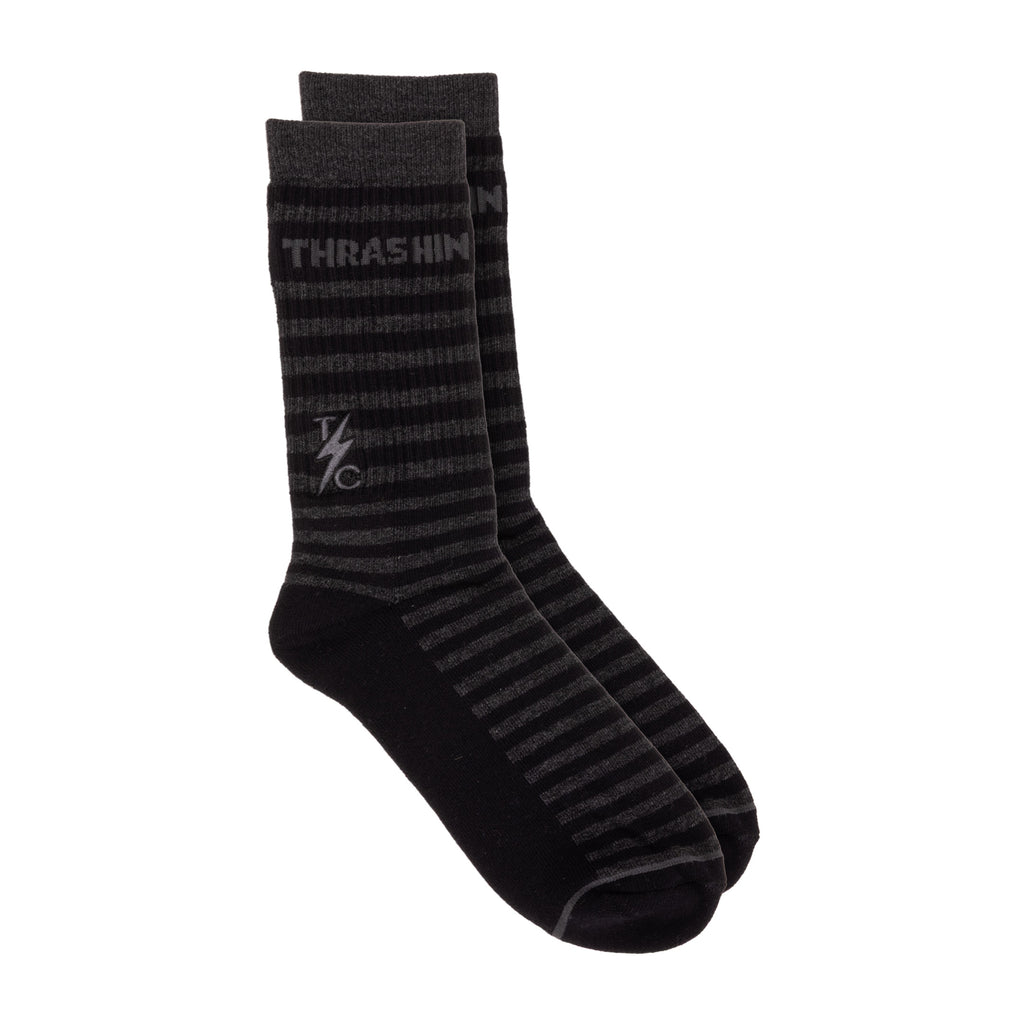 Thrashin Supply® Jail Break Socks - Black / Grey
