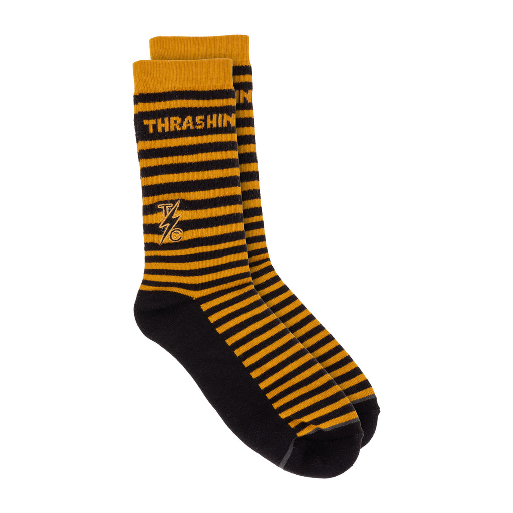 Thrashin Supply® Jail Break Socks - Black / Gold