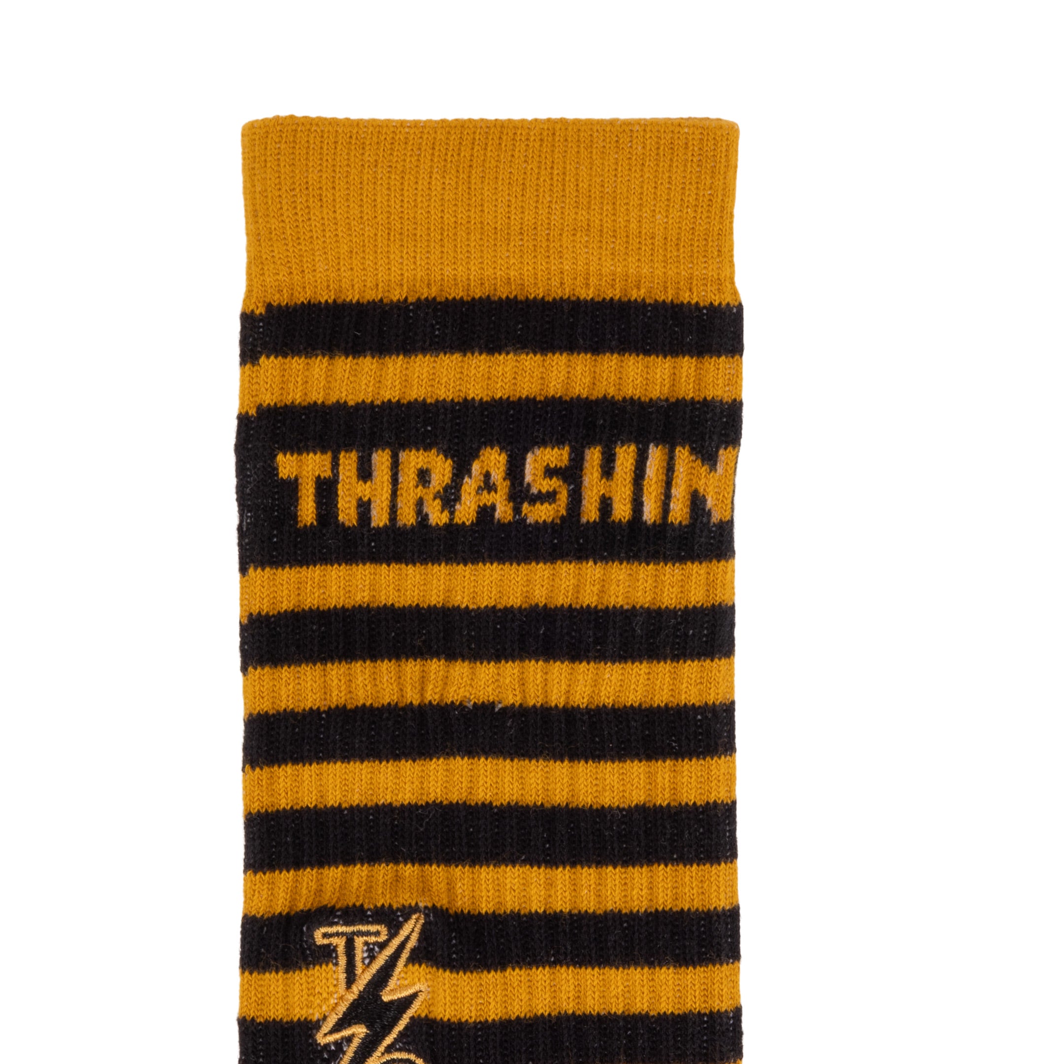 Thrashin Supply® Jail Break Socks - Black / Gold
