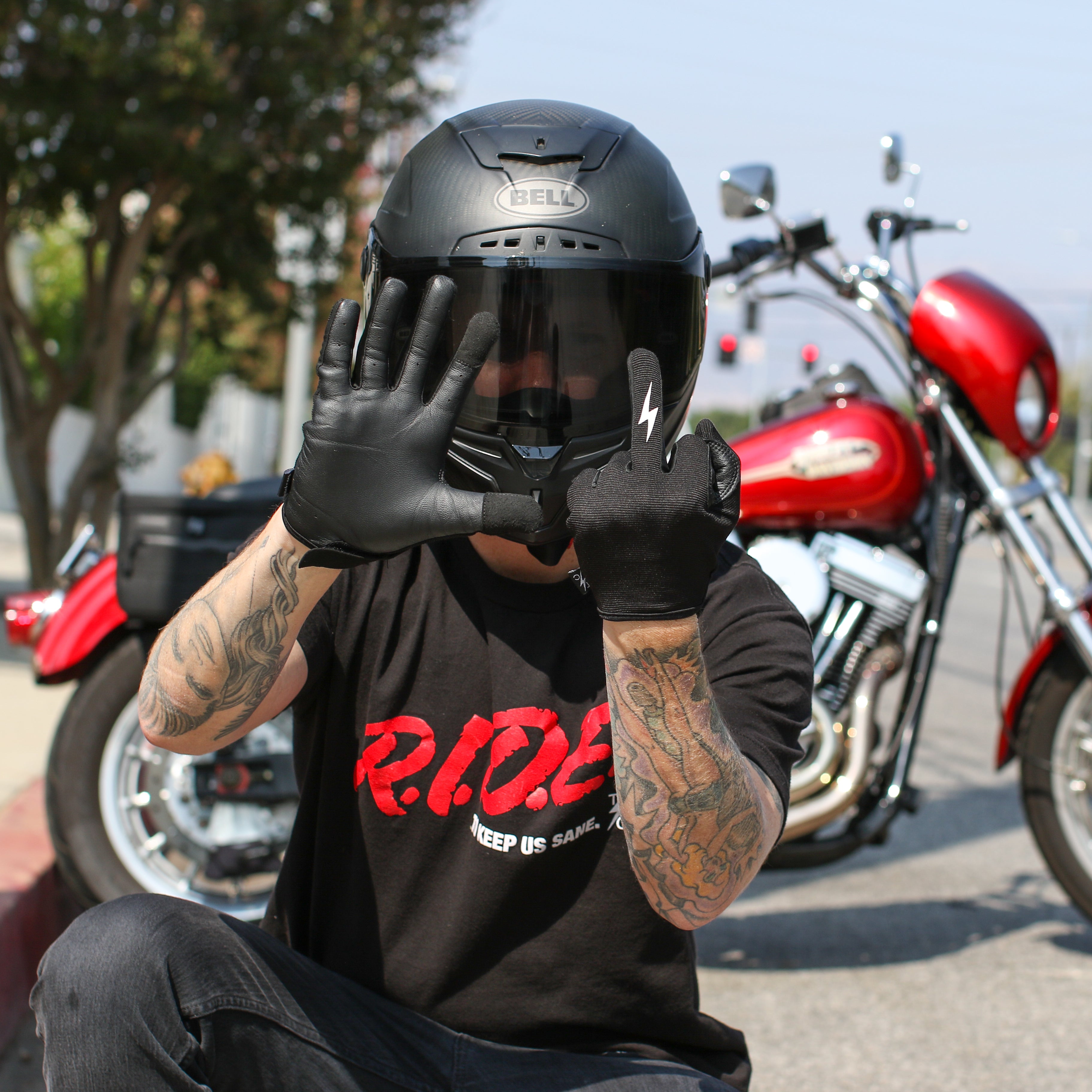Stealth - Leather Palm – Thrashin Supply