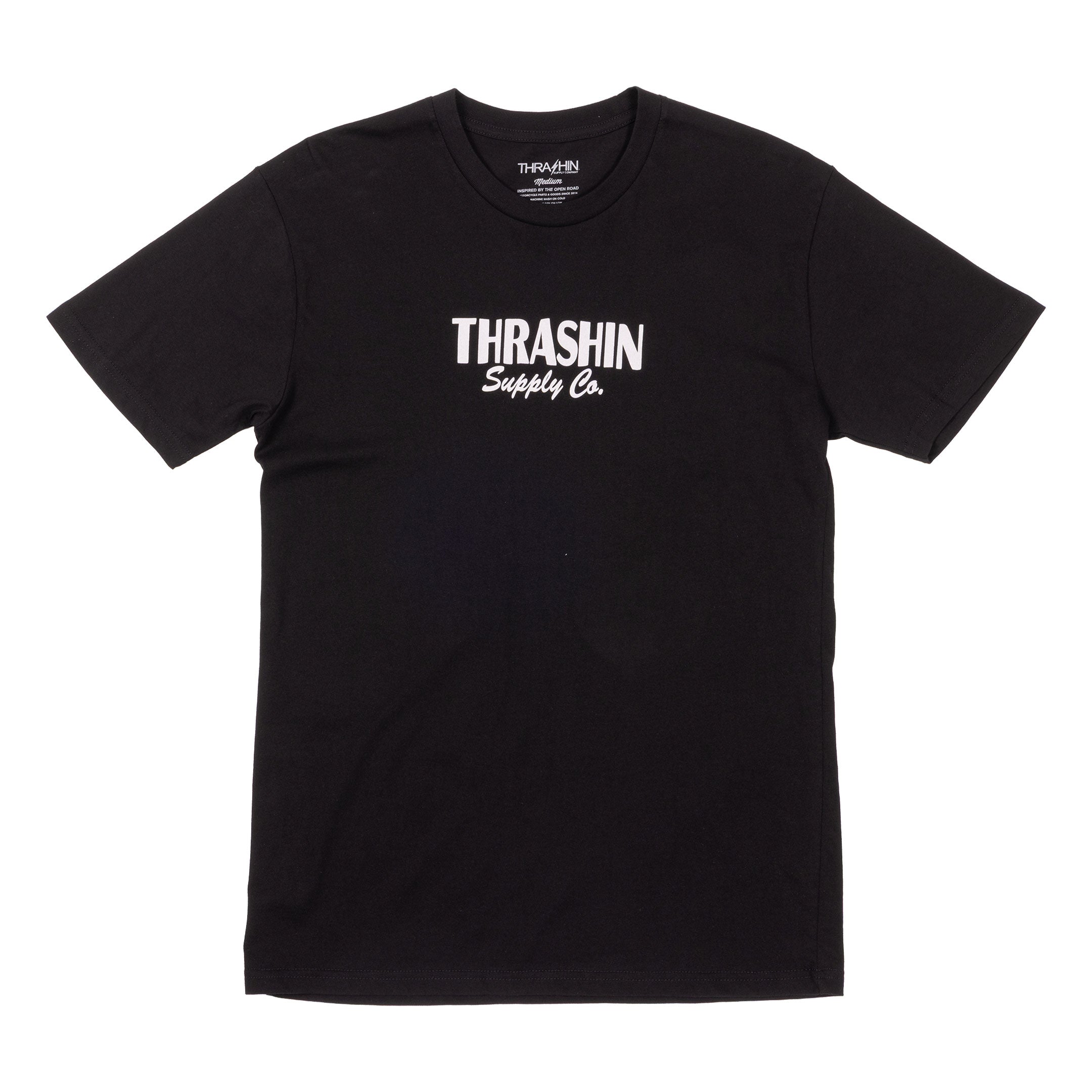 THRASHIN SUPPLY FXR Convertible Tシャツ M Thrashin Supply Co. FXR Convertible Tee - Black (Heritage