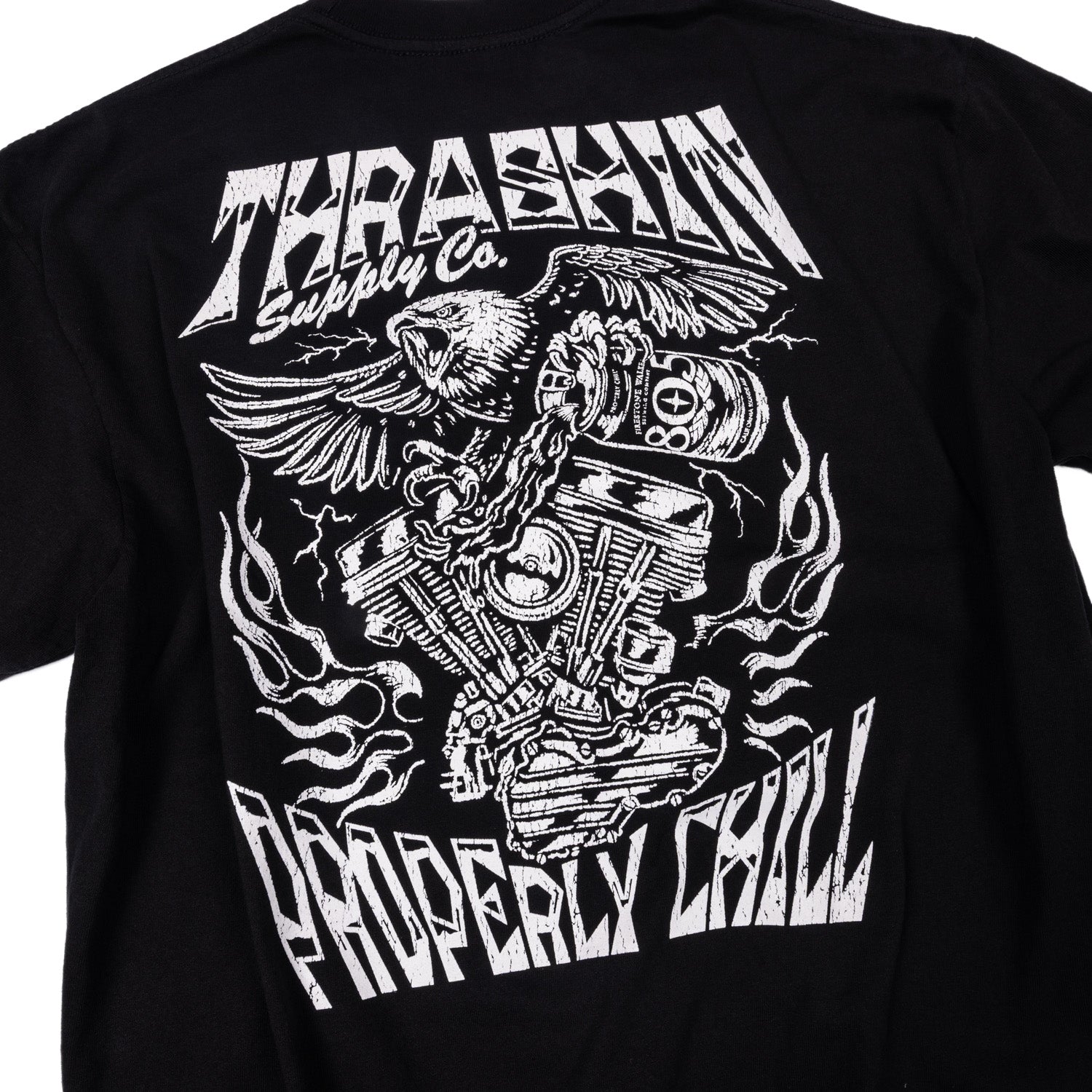 Thrashin Supply® X 805 Shield Tee - Bone
