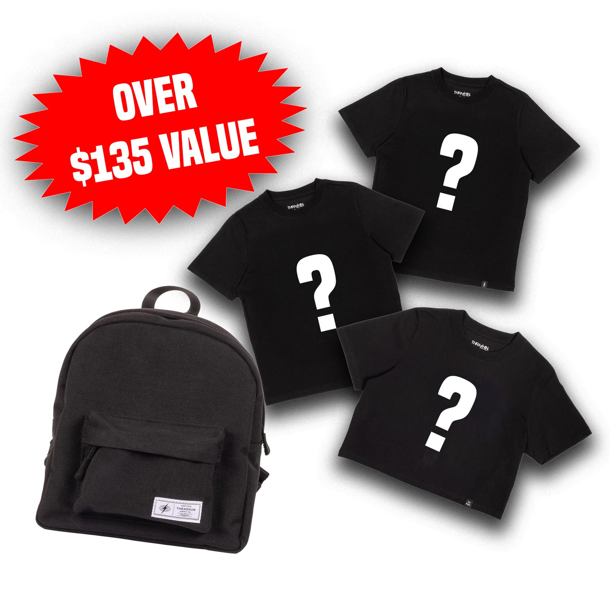 Women's Mini Backpack + 3 T-Shirt Bundle!