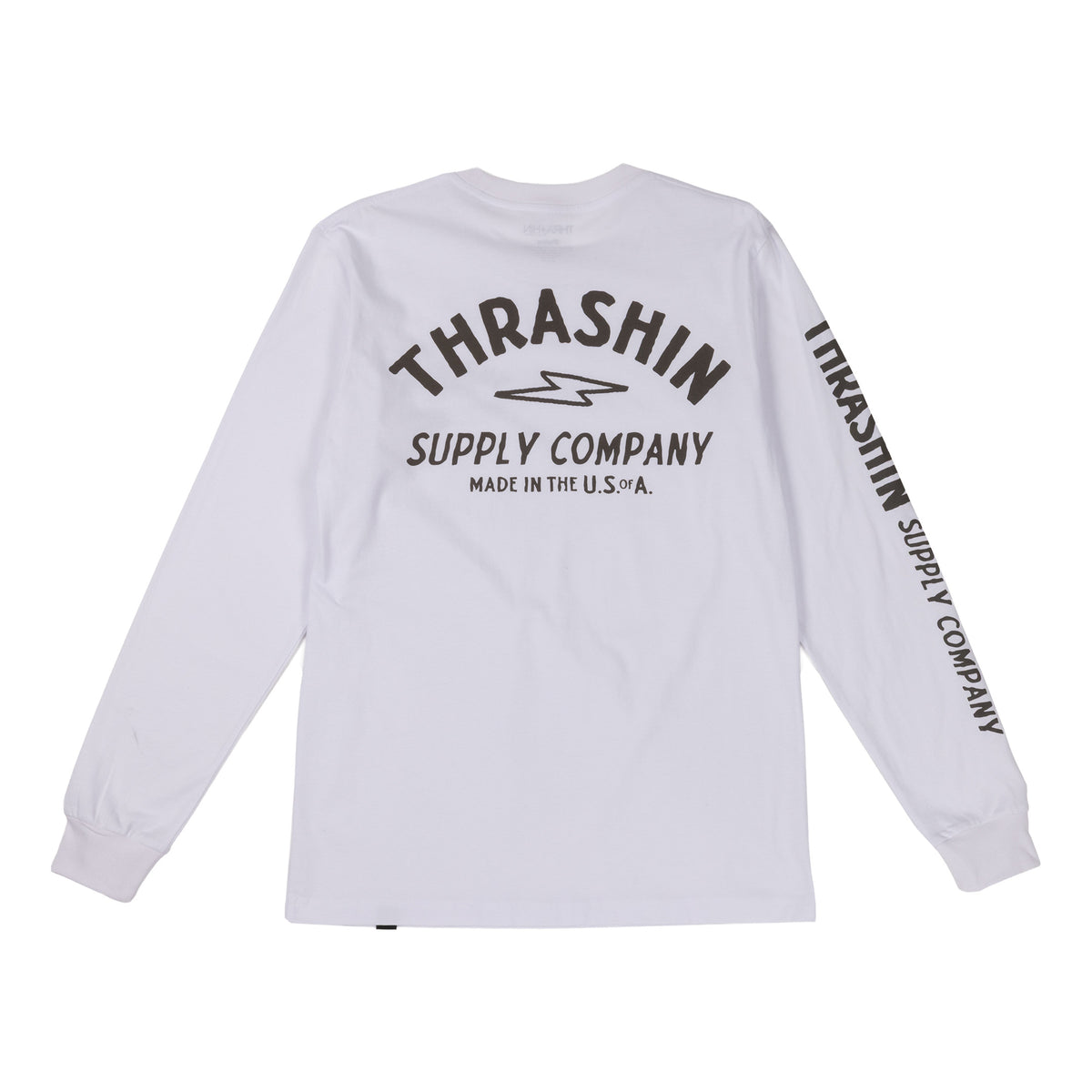Offset Long Sleeve - White