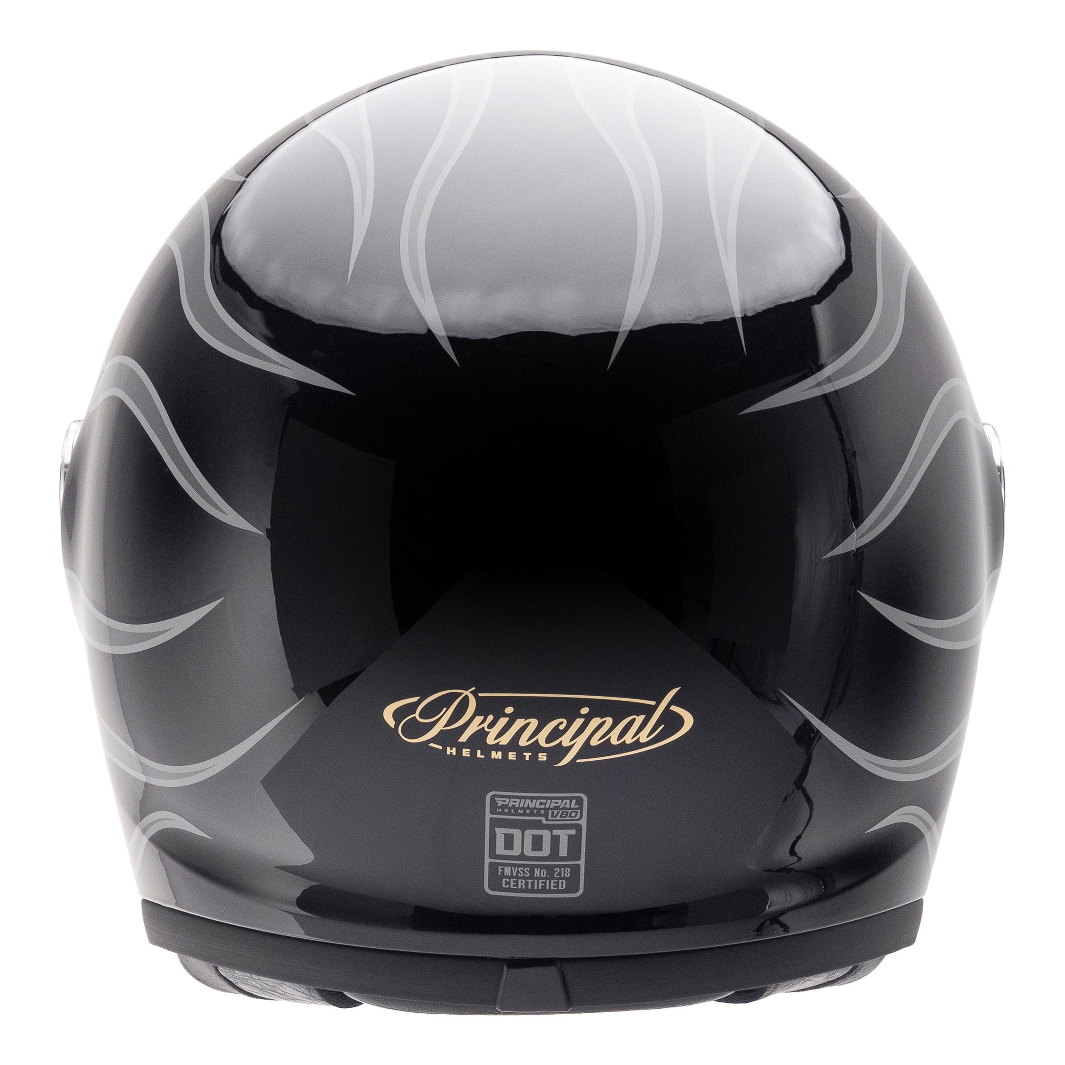 Principal V80 Full Face Helmet - Black Flame – Thrashin Supply