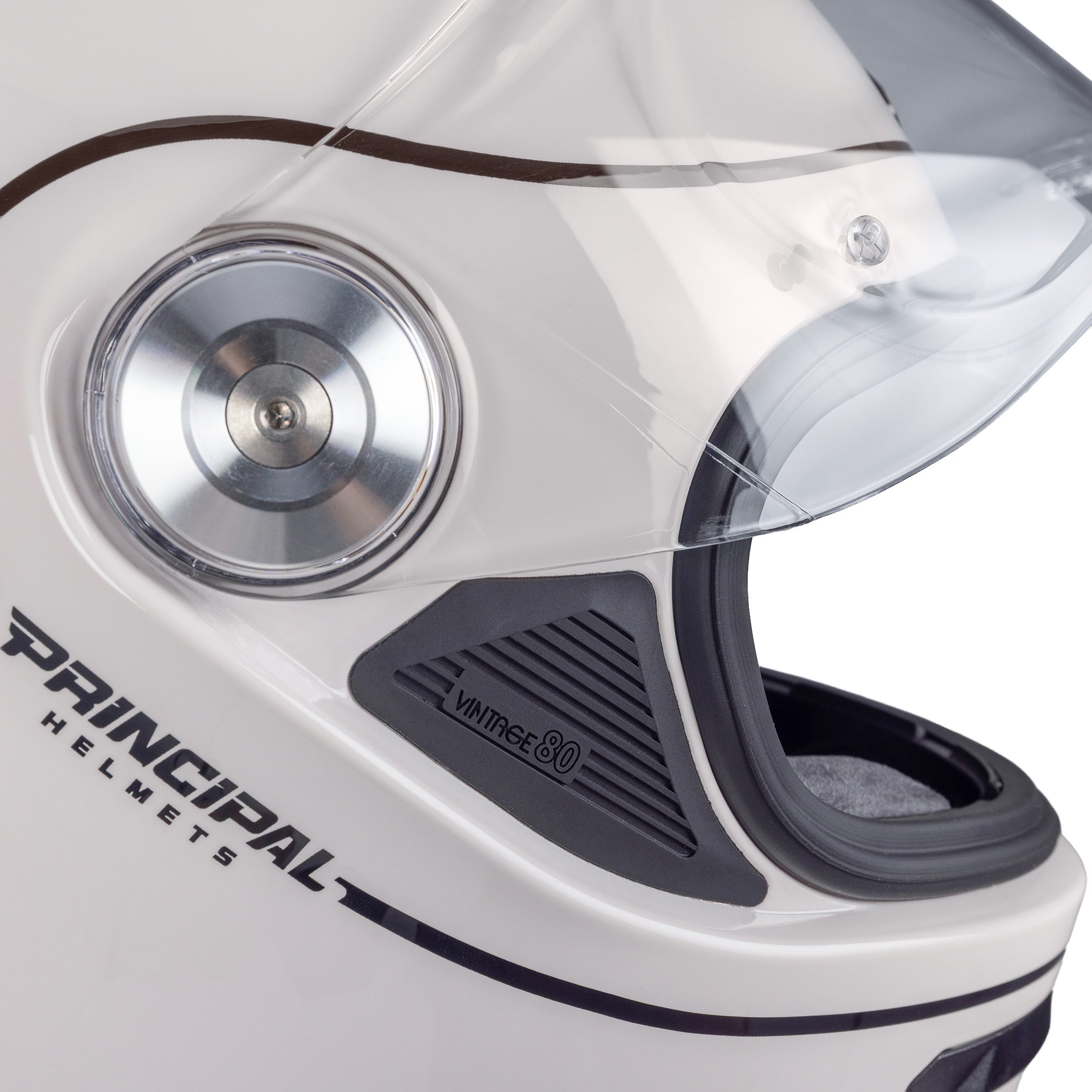 Principal V80 Full Face Helmet - Vintage White – Thrashin Supply