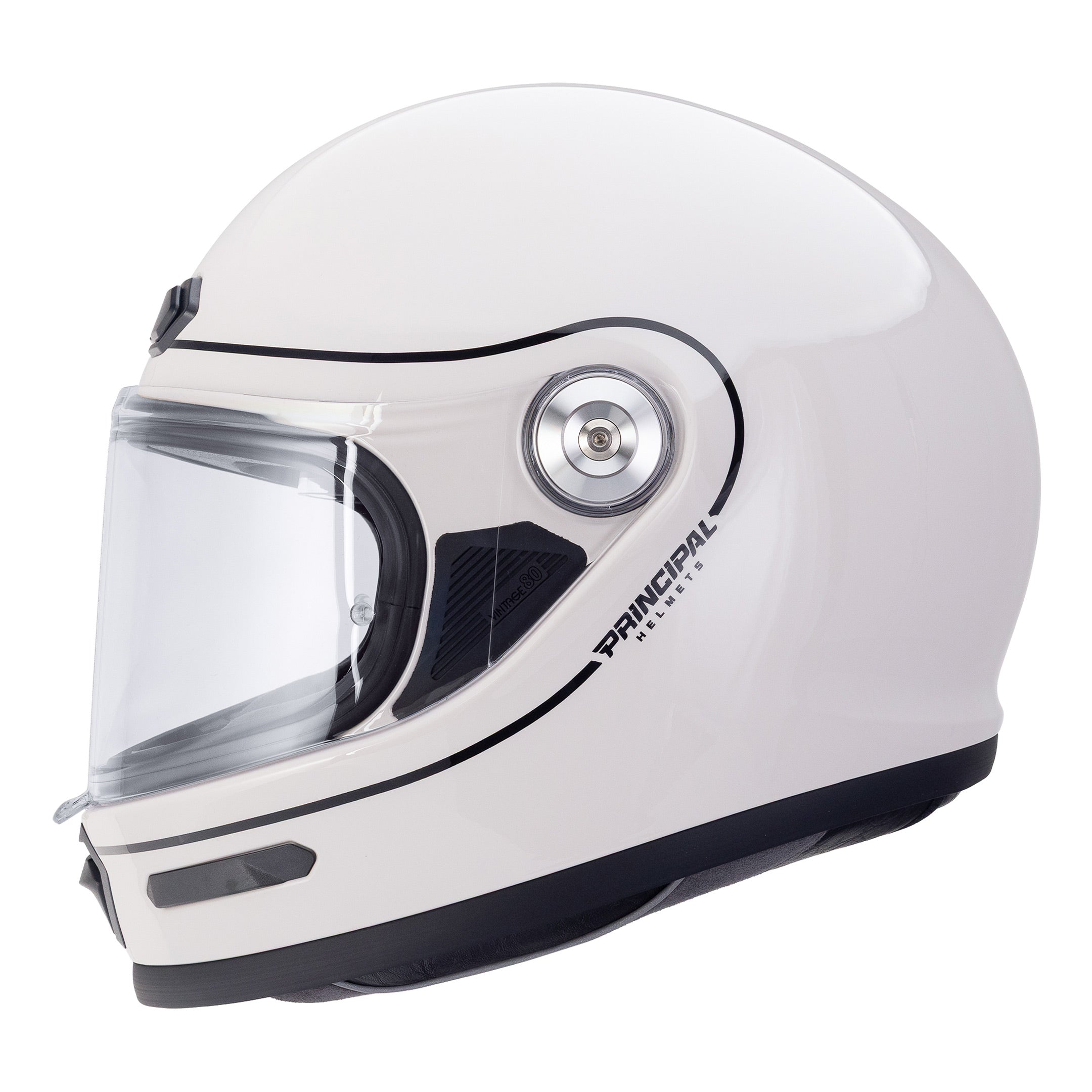 full face motorcycle helmet vintage D.O.T. & ECE Daytona Retro Helmet: Style for Men, Women, & Youth Principal V80 Full Face Helmet
