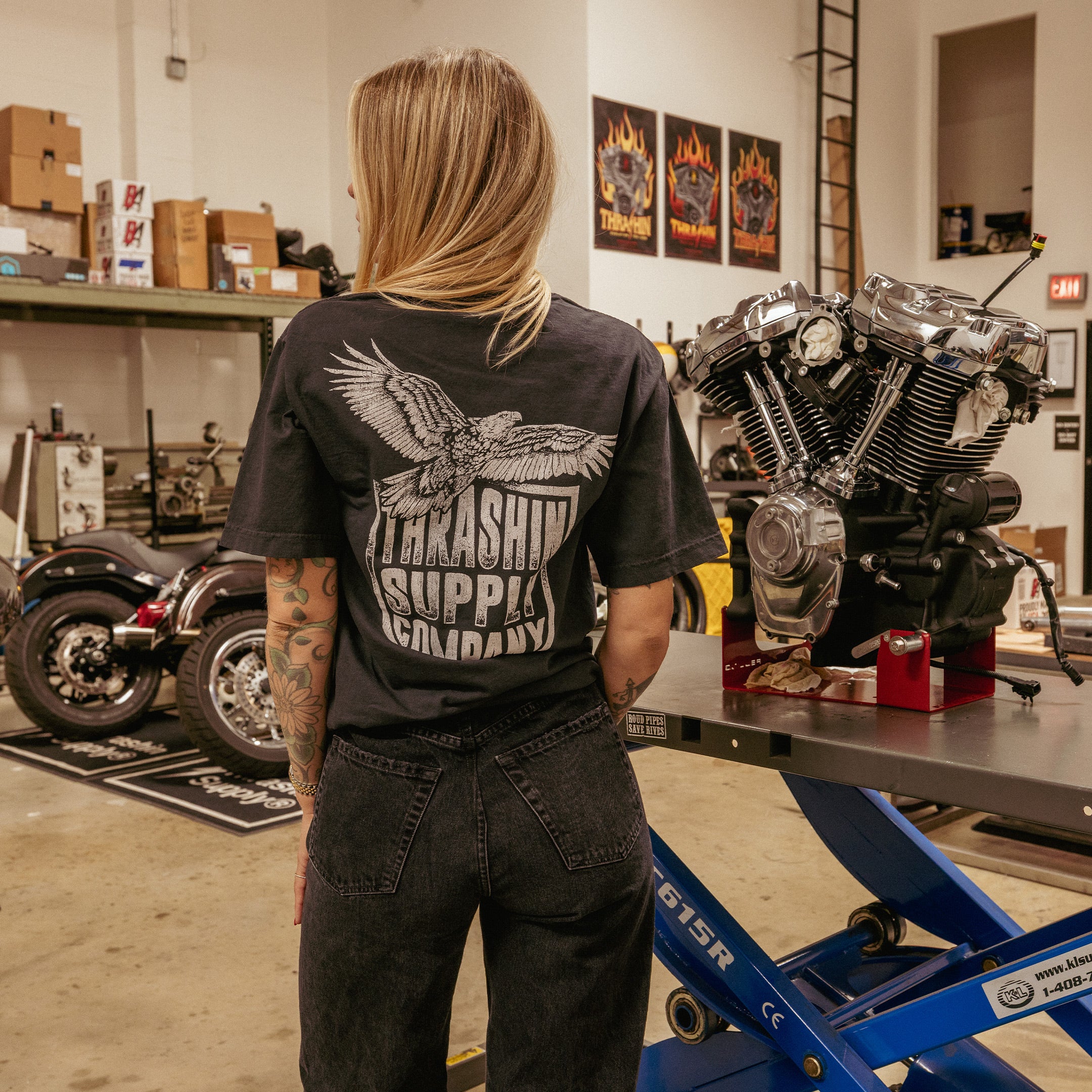 Thrashin Supply® Ramblin Man Tee - Premium - Black