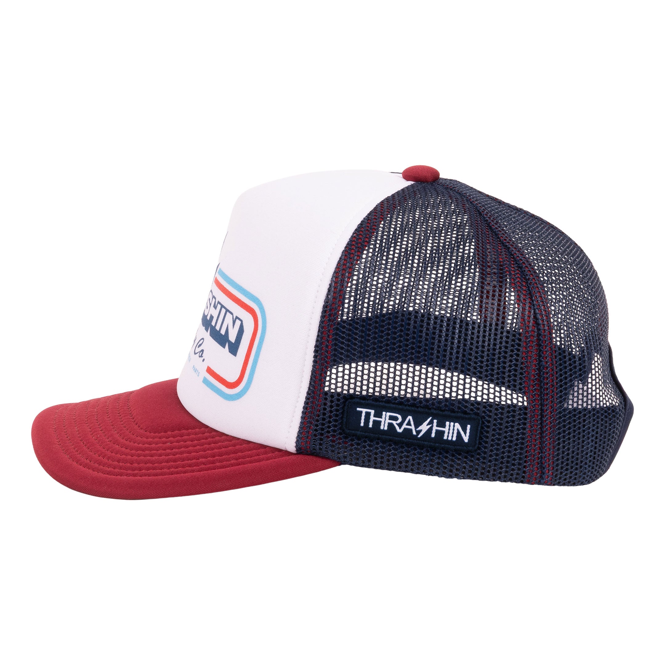 Thrashin Supply® Rewind Foam Trucker Snapback - Red/White/Blue