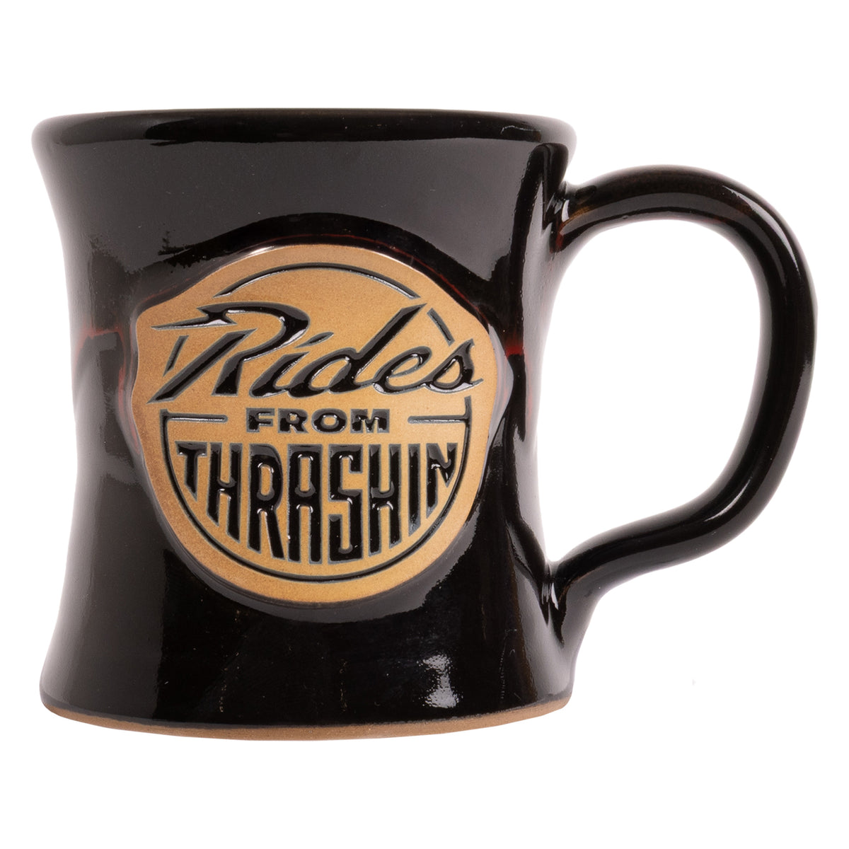 Rides From Thrashin® Coffee Mug - Black / Red