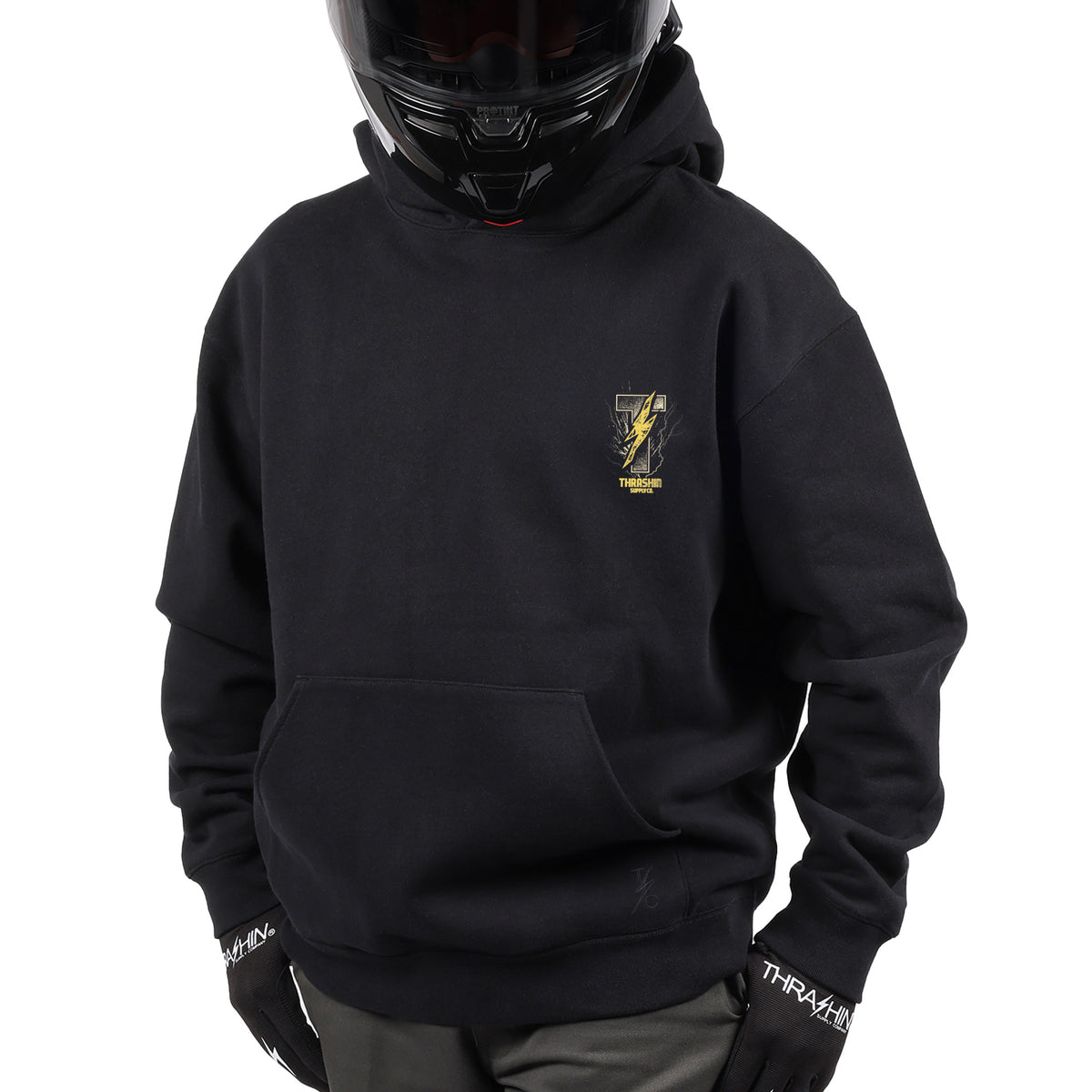 Ripper Pull-Over Hoodie - Black