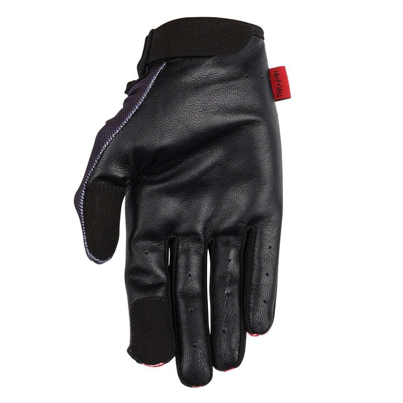Stealth - Leather Palm - Flame - Red