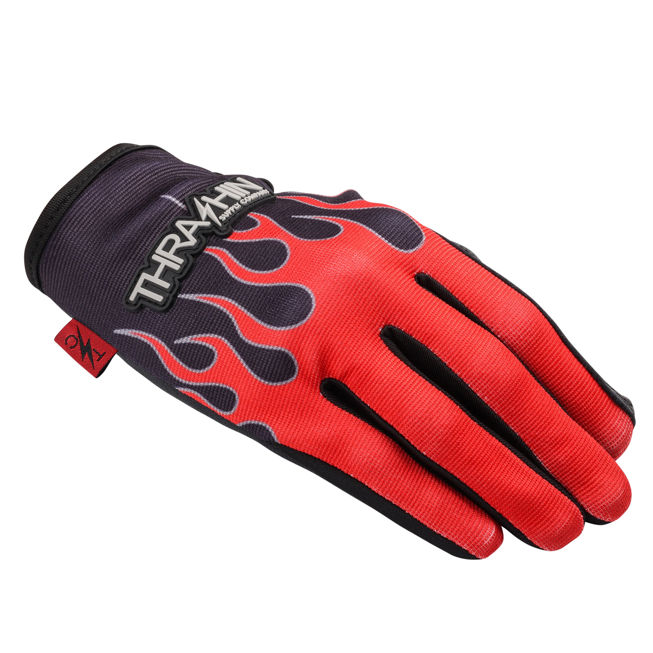 Thrashin Supply Co. Leather Palm Stealth Gloves – Sizes S Through 2XL