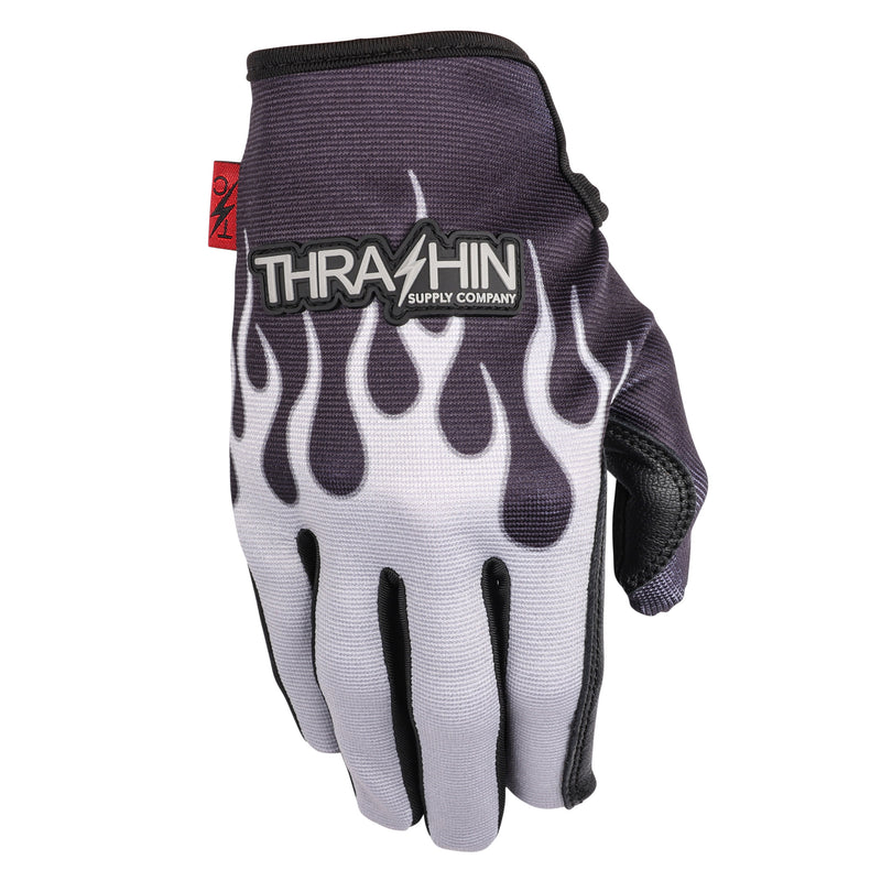 Stealth - Leather Palm - Flame - Gray