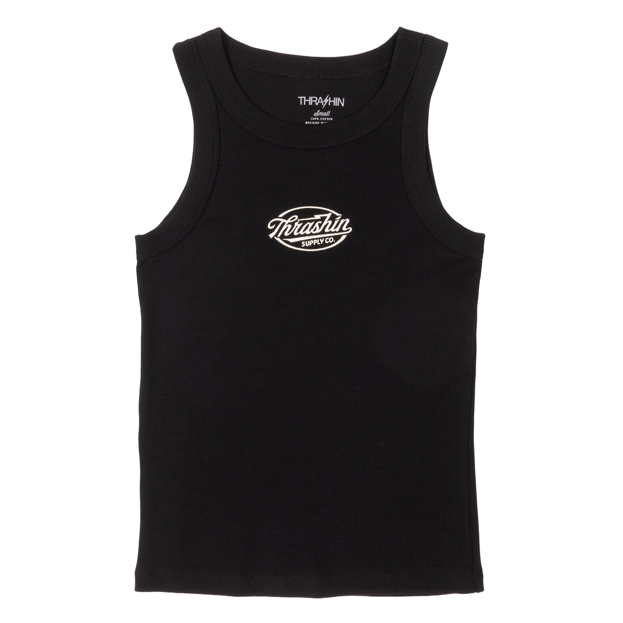 THRASHIN SUPPLY® Script - Women's Tank - Black – Thrashin Supply