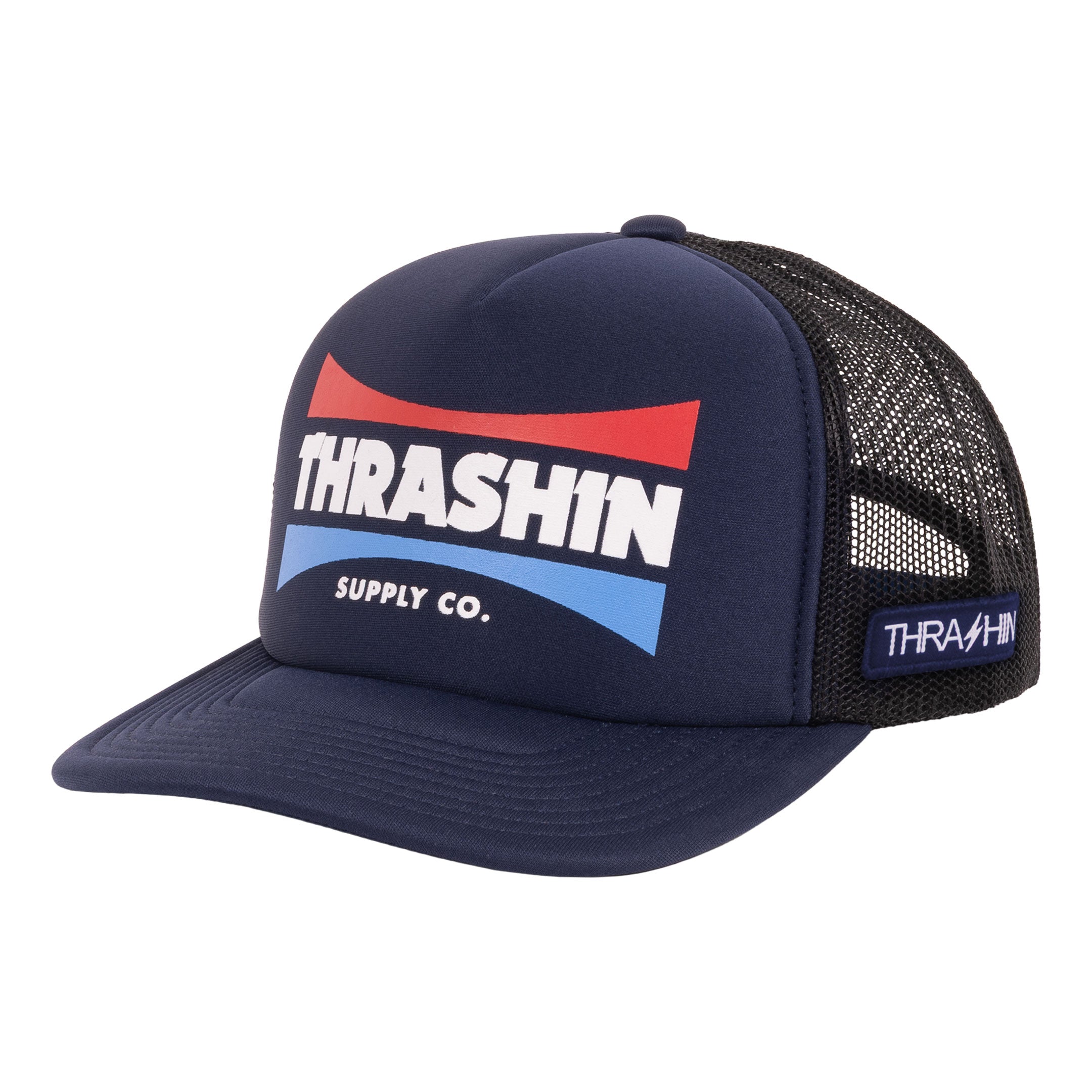 Thrashin Supply® Standard Foam Trucker Snapback - Navy/Black