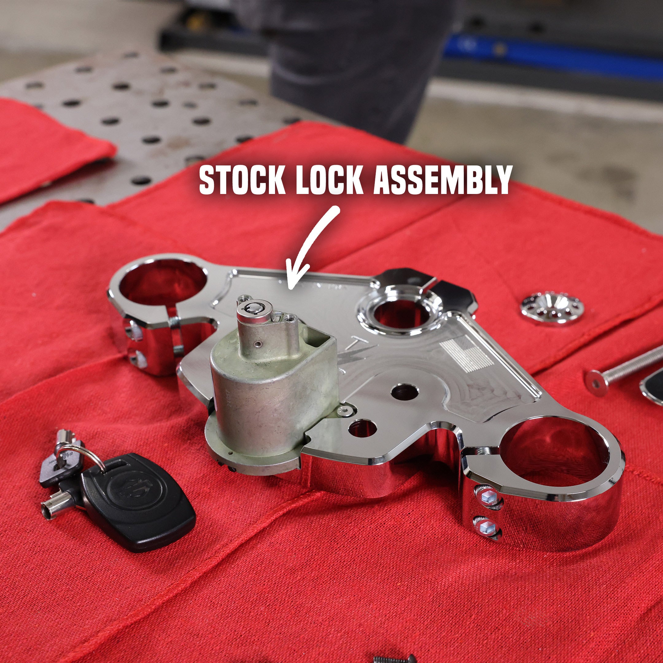 Carbon Fiber OEM Lock Cover - Matte Forged Carbon – Thrashin Supply